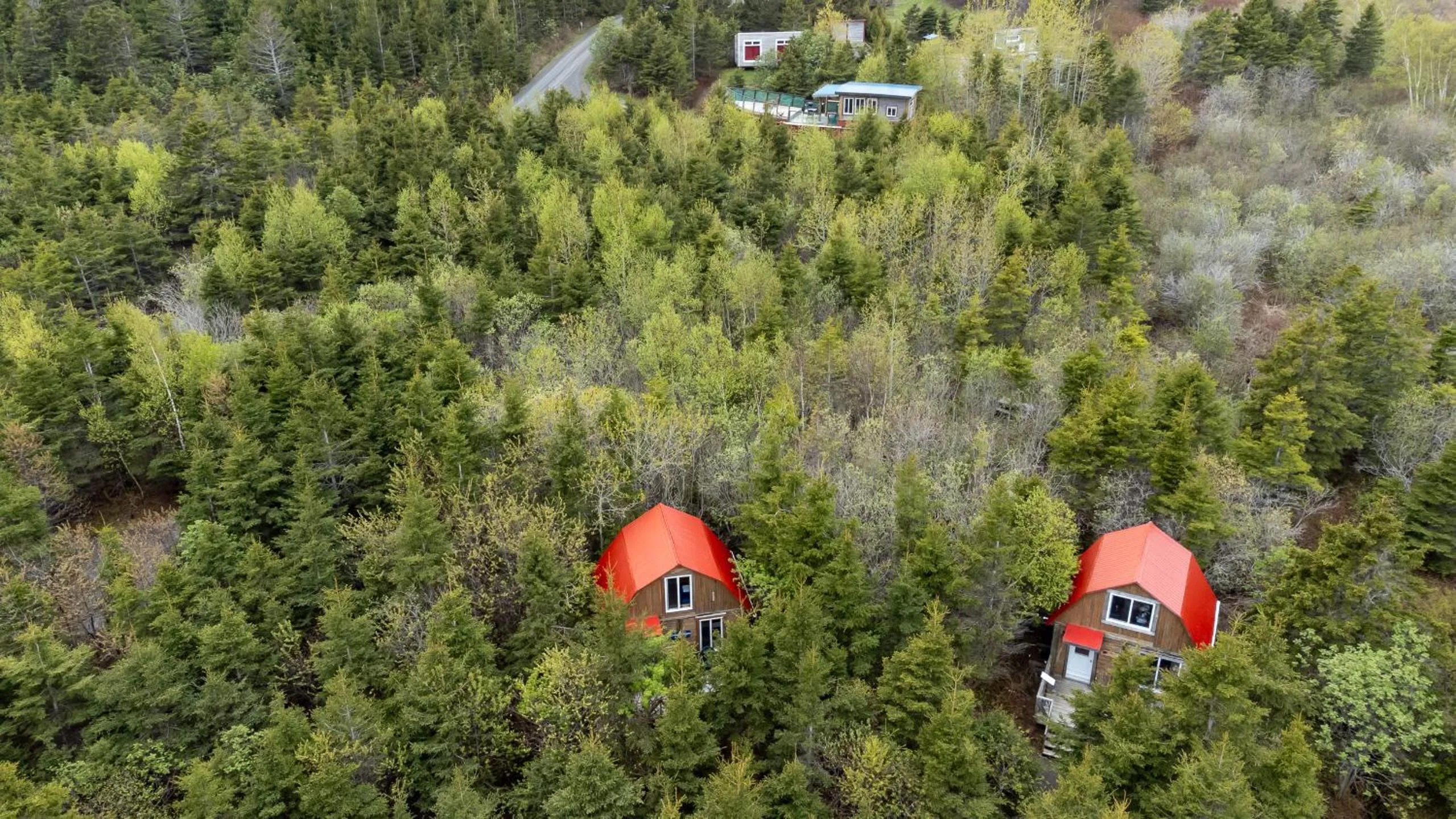 Bird's eye view in Auberge/Chalet Griffon Aventure