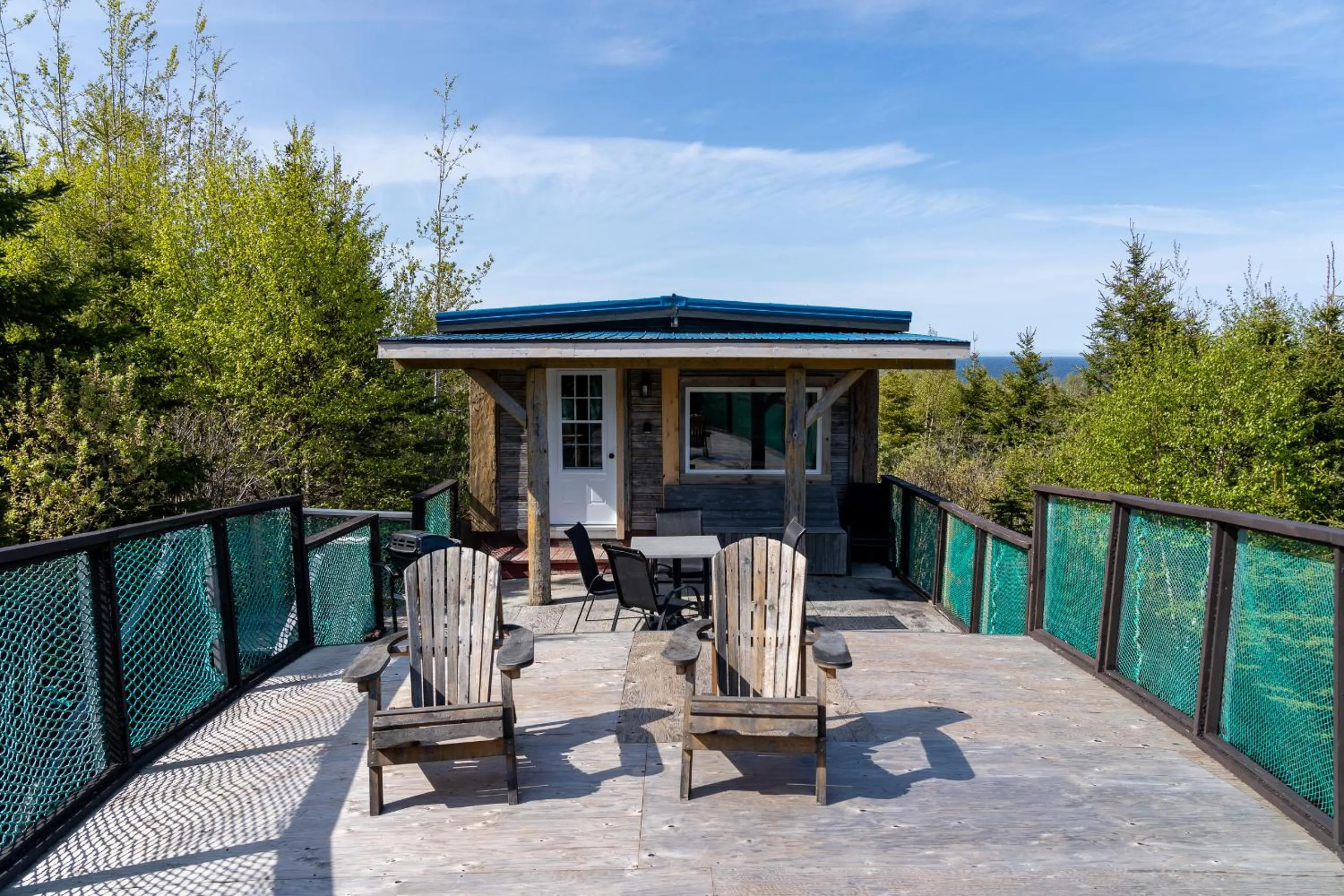 Patio in Auberge/Chalet Griffon Aventure