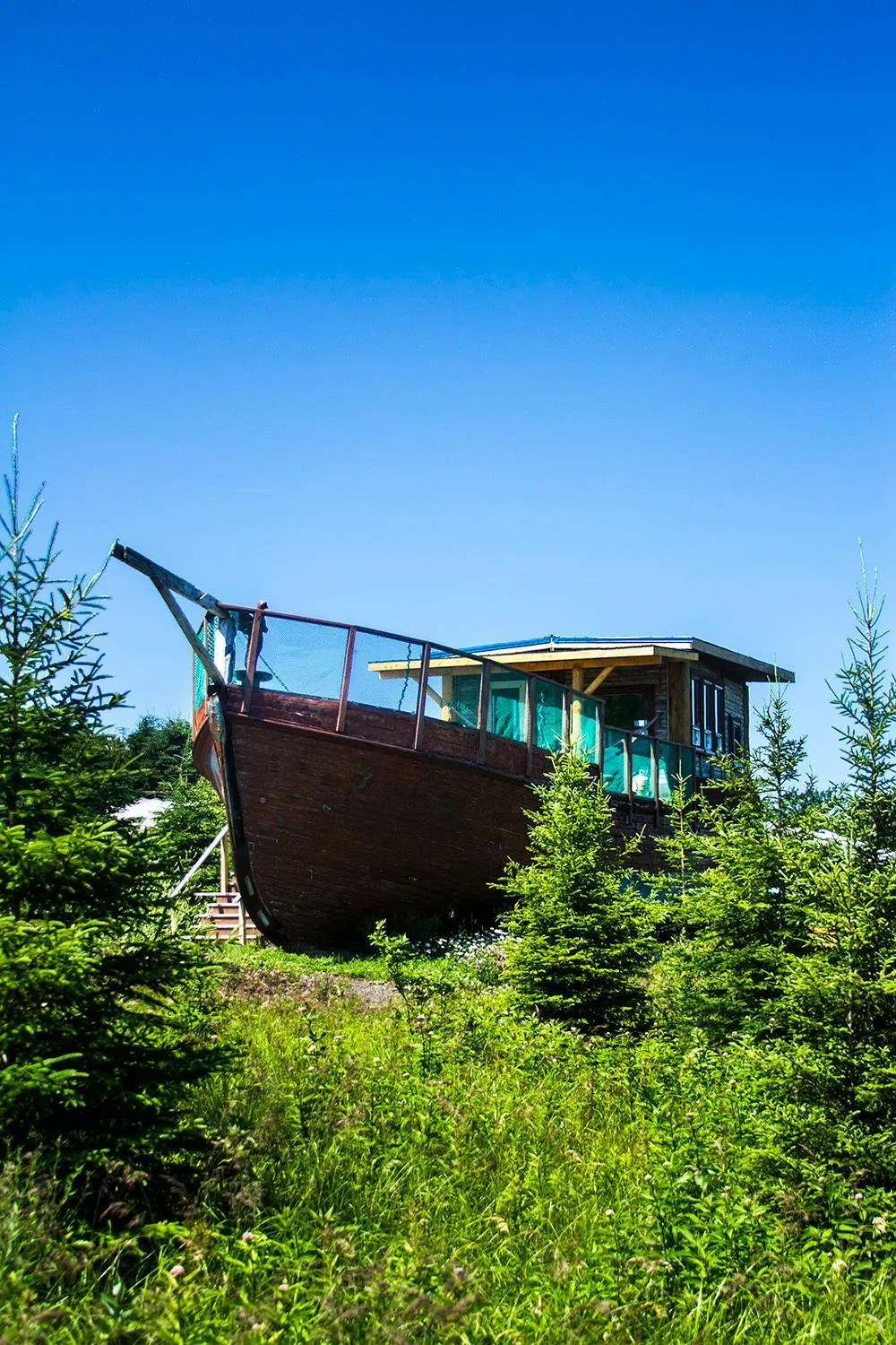 View (from property/room) in Auberge/Chalet Griffon Aventure