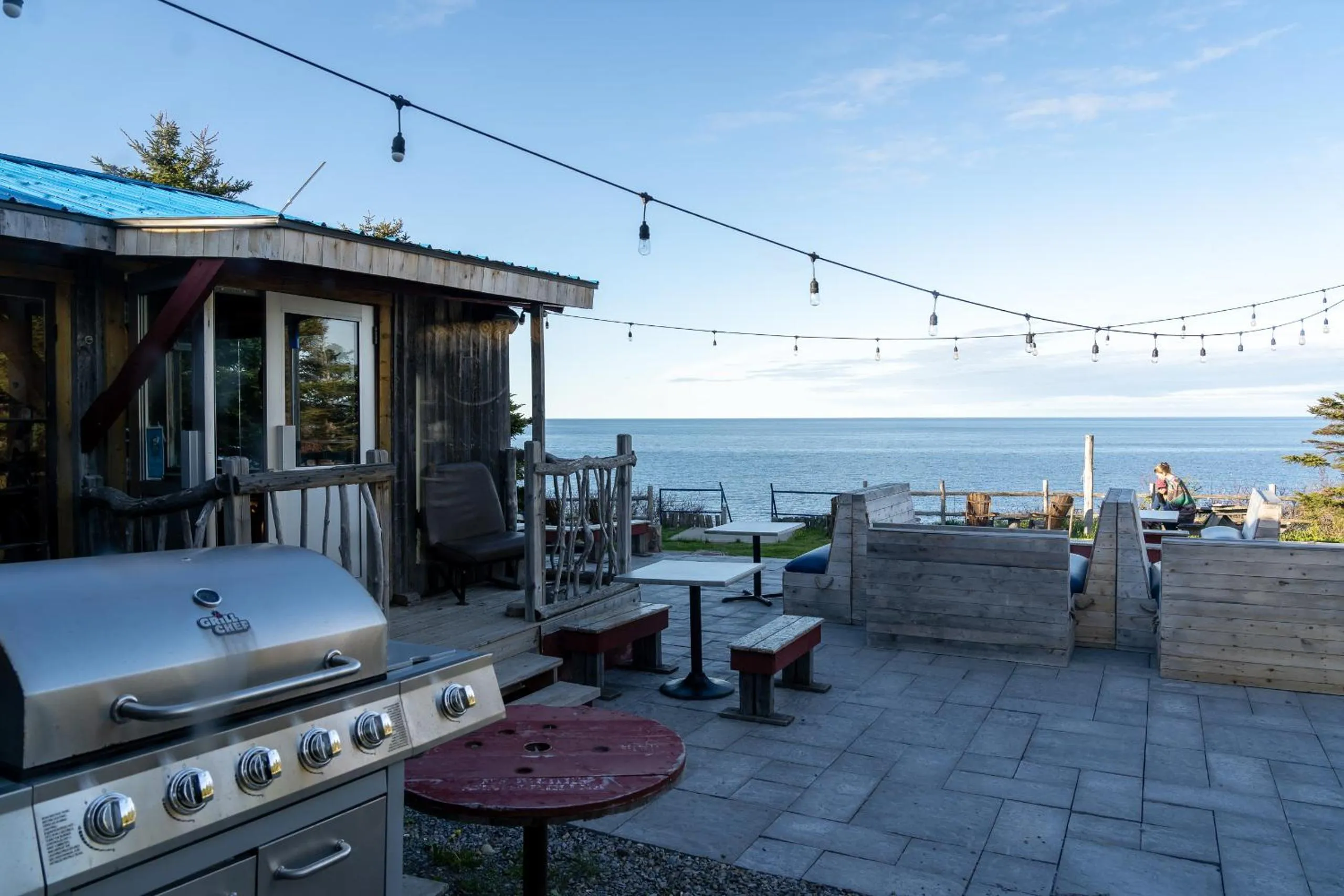 Patio in Auberge/Chalet Griffon Aventure
