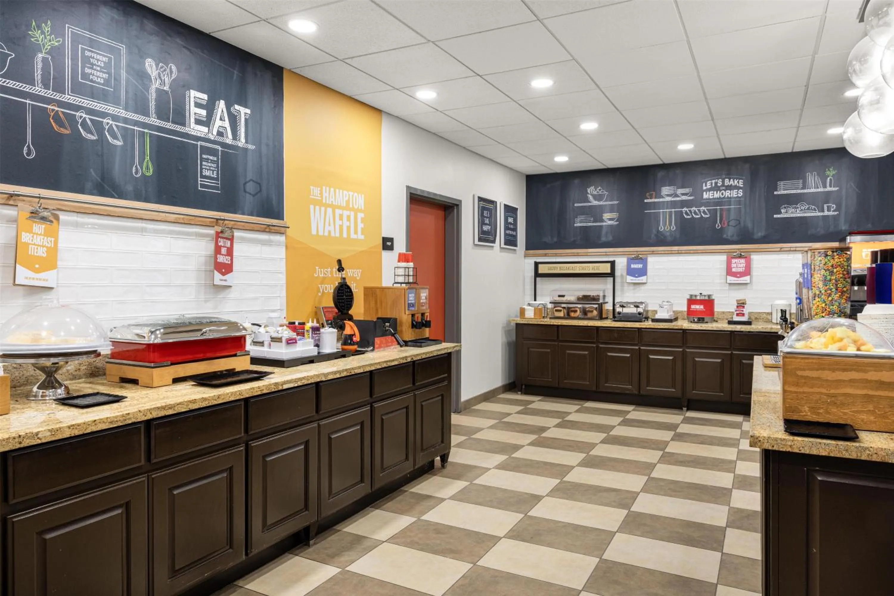 Breakfast in Hampton Inn and Suites Hope