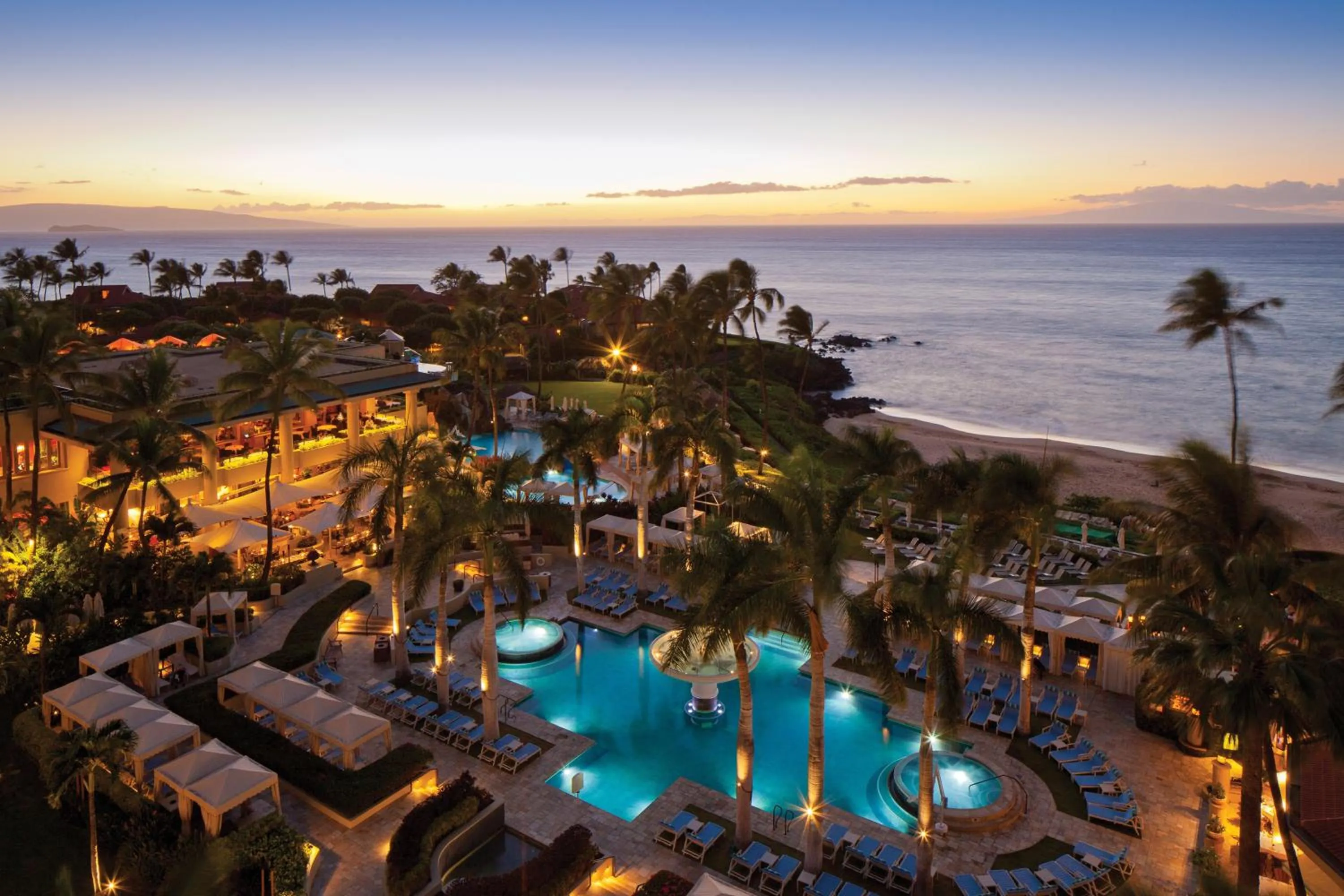 Bird's eye view in Four Seasons Resort Maui at Wailea