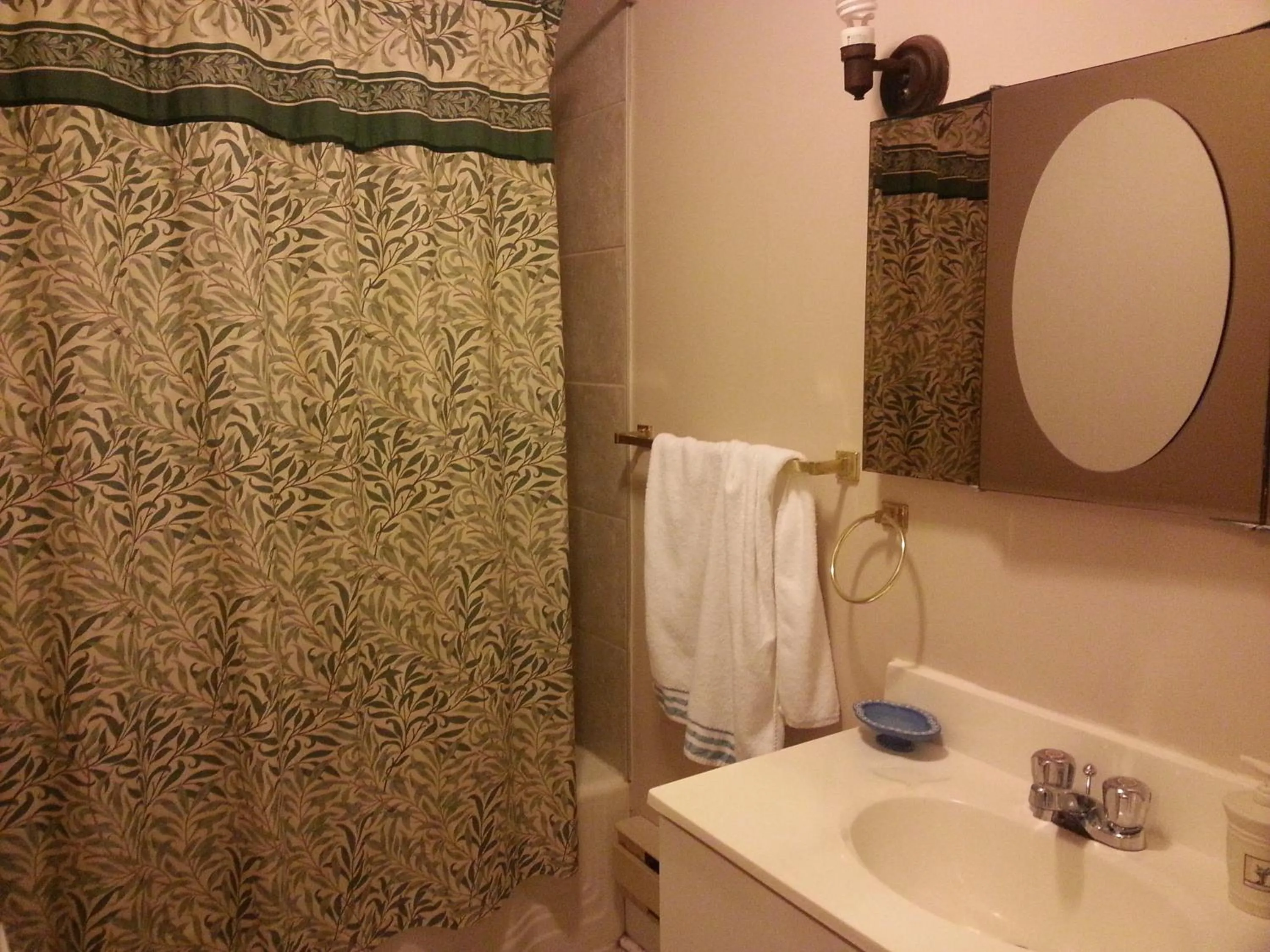 Bathroom in Le Petit Château Montebello B&B