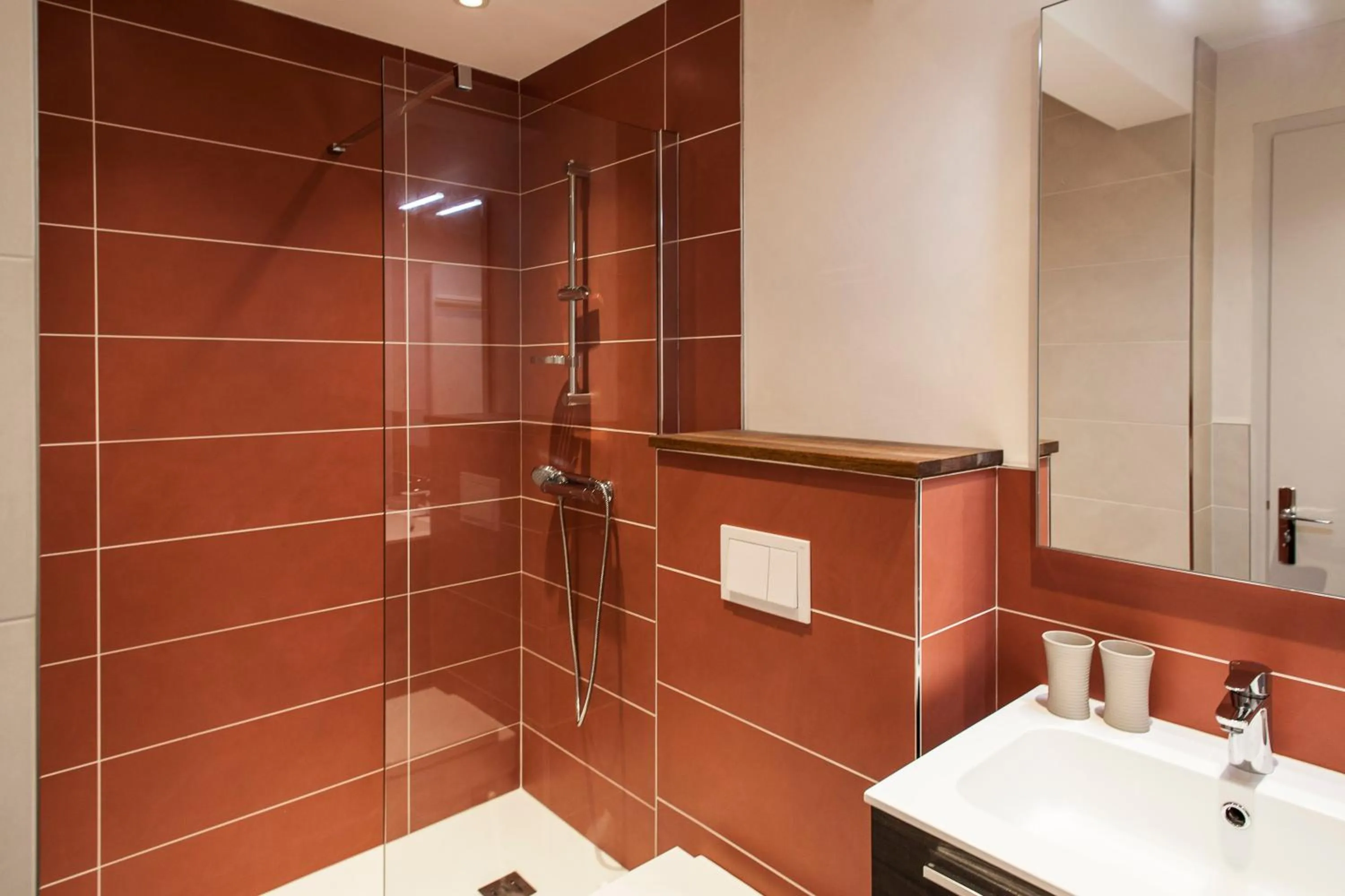 Bathroom in Chambres d'hôtes Domaine des Iris