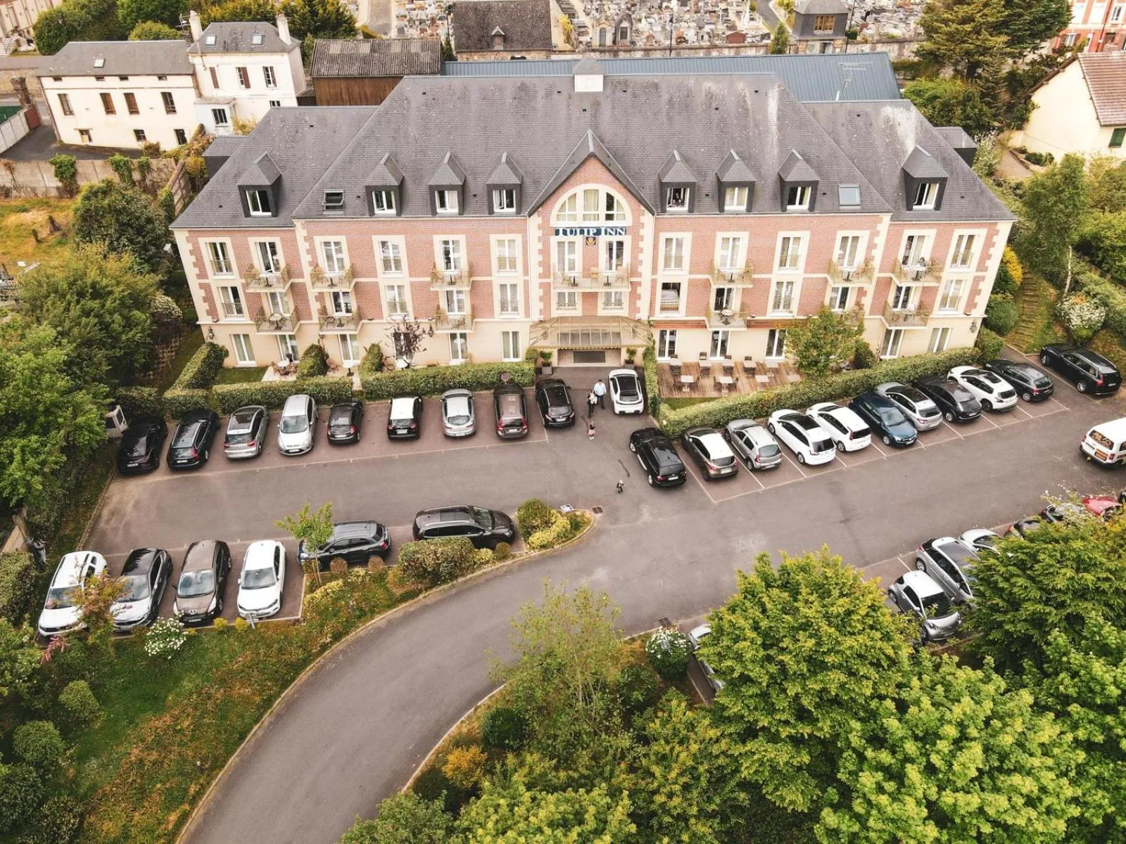 Bird's eye view in Tulip Inn Honfleur Residence & Spa