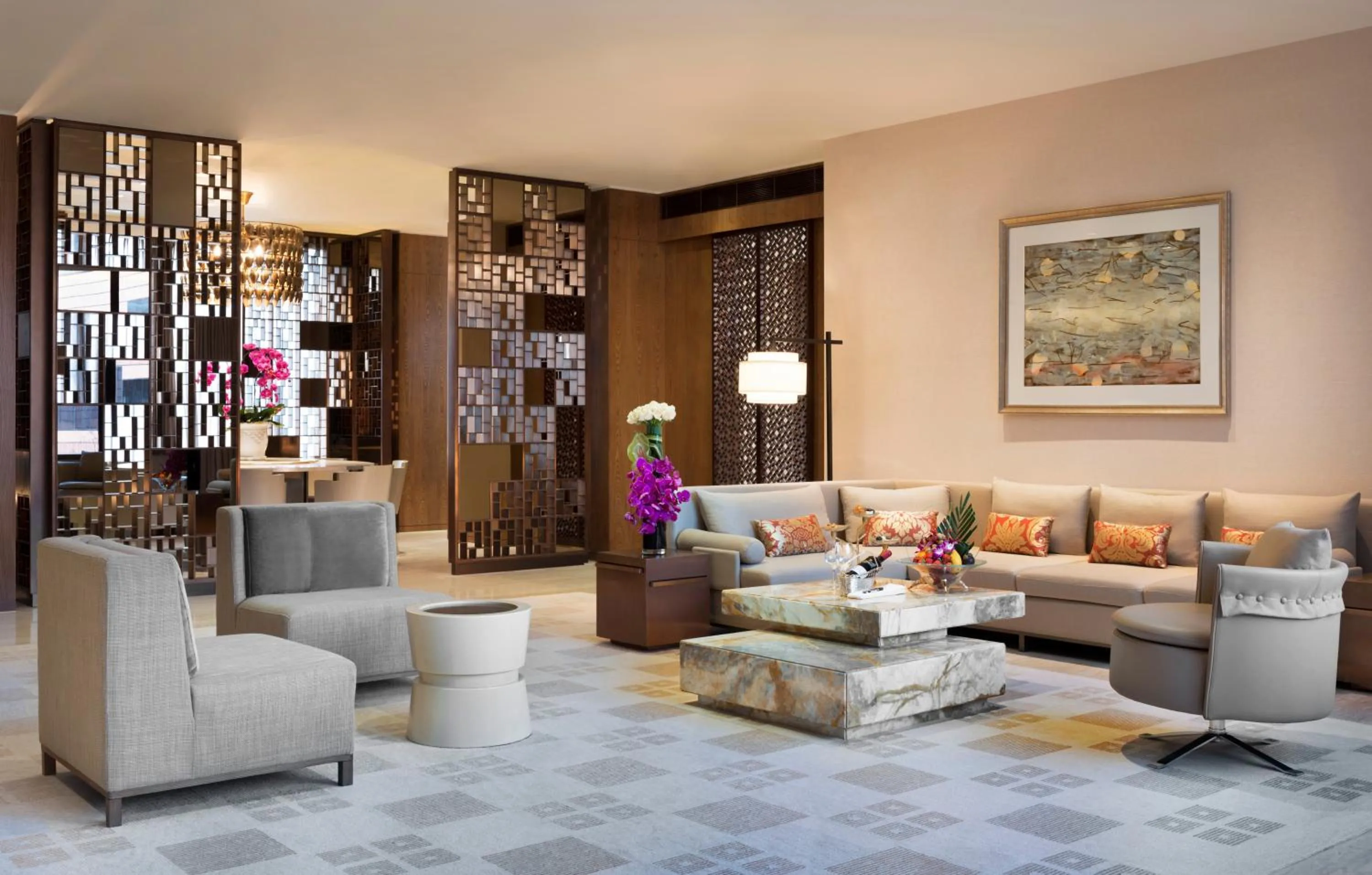 Seating area in HUALUXE Shanghai Twelve At Hengshan