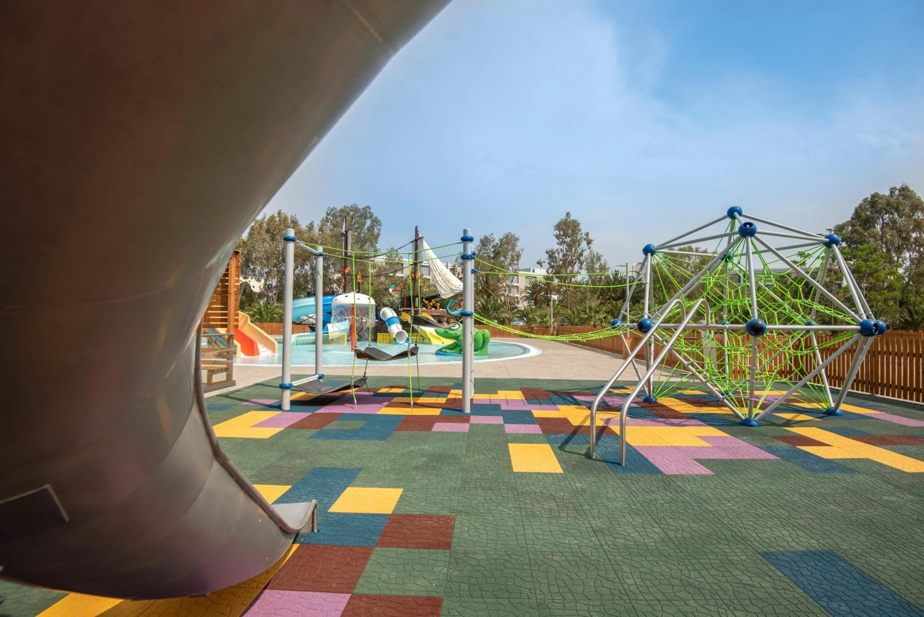 Children play ground in Caravia Beach Hotel