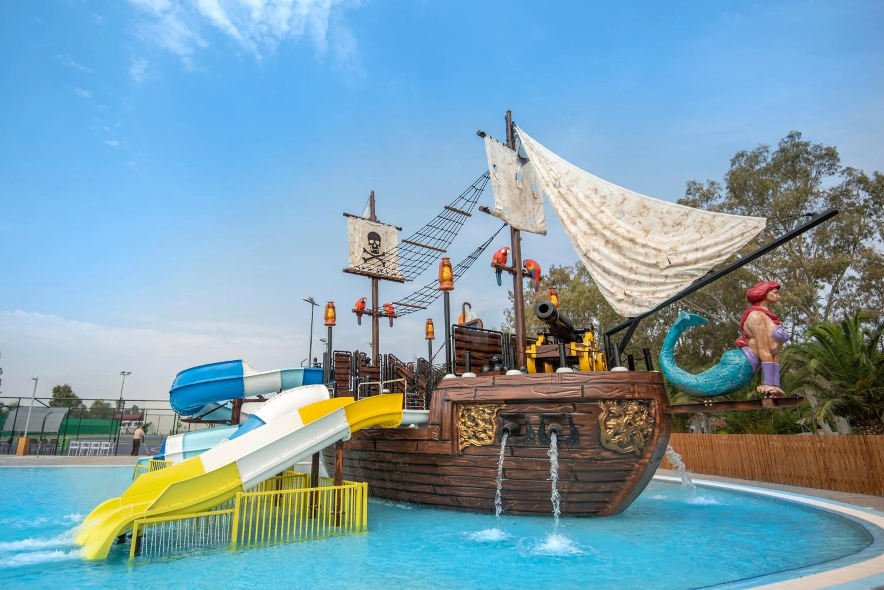 Aqua park in Caravia Beach Hotel
