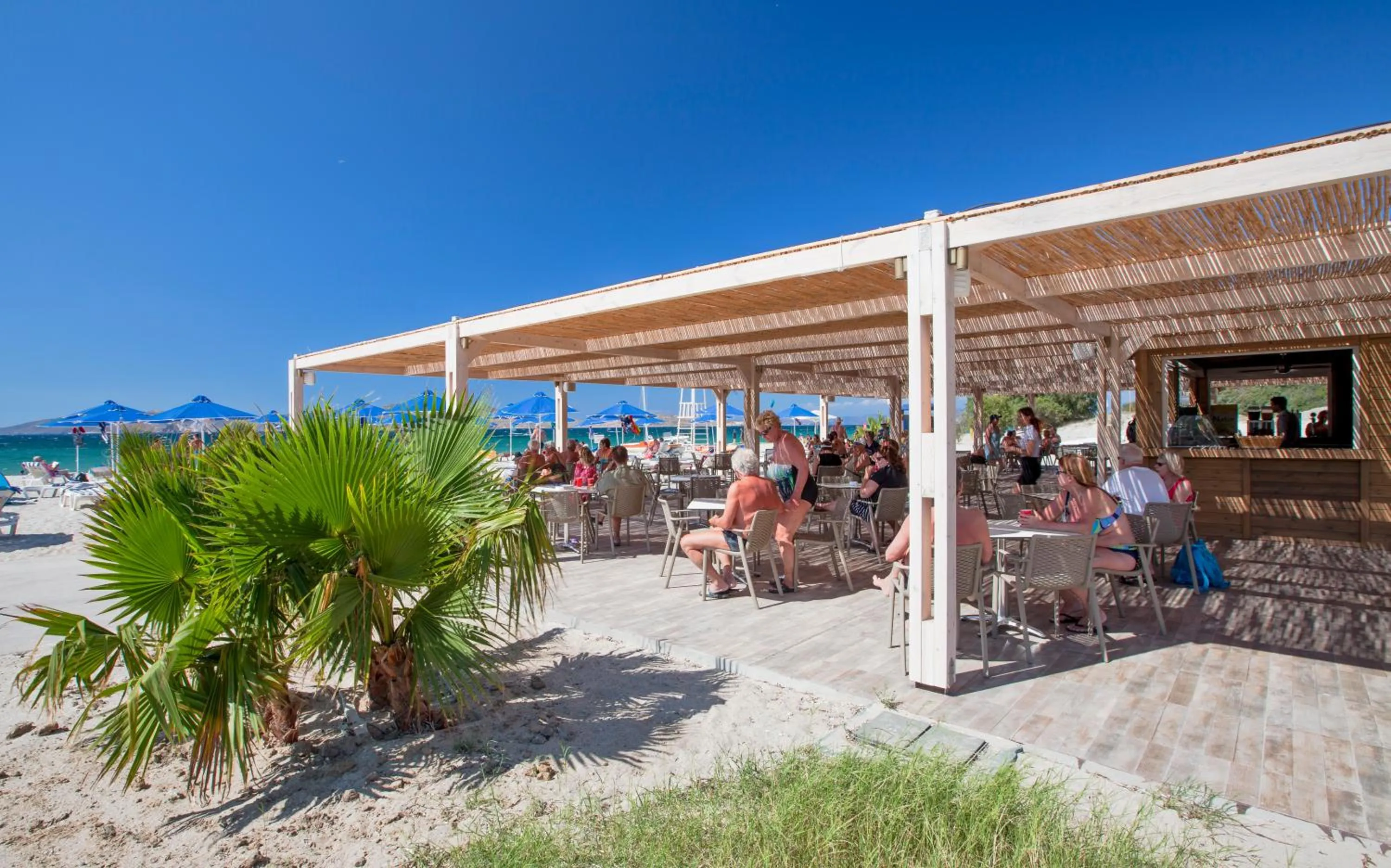 Patio in Caravia Beach Hotel