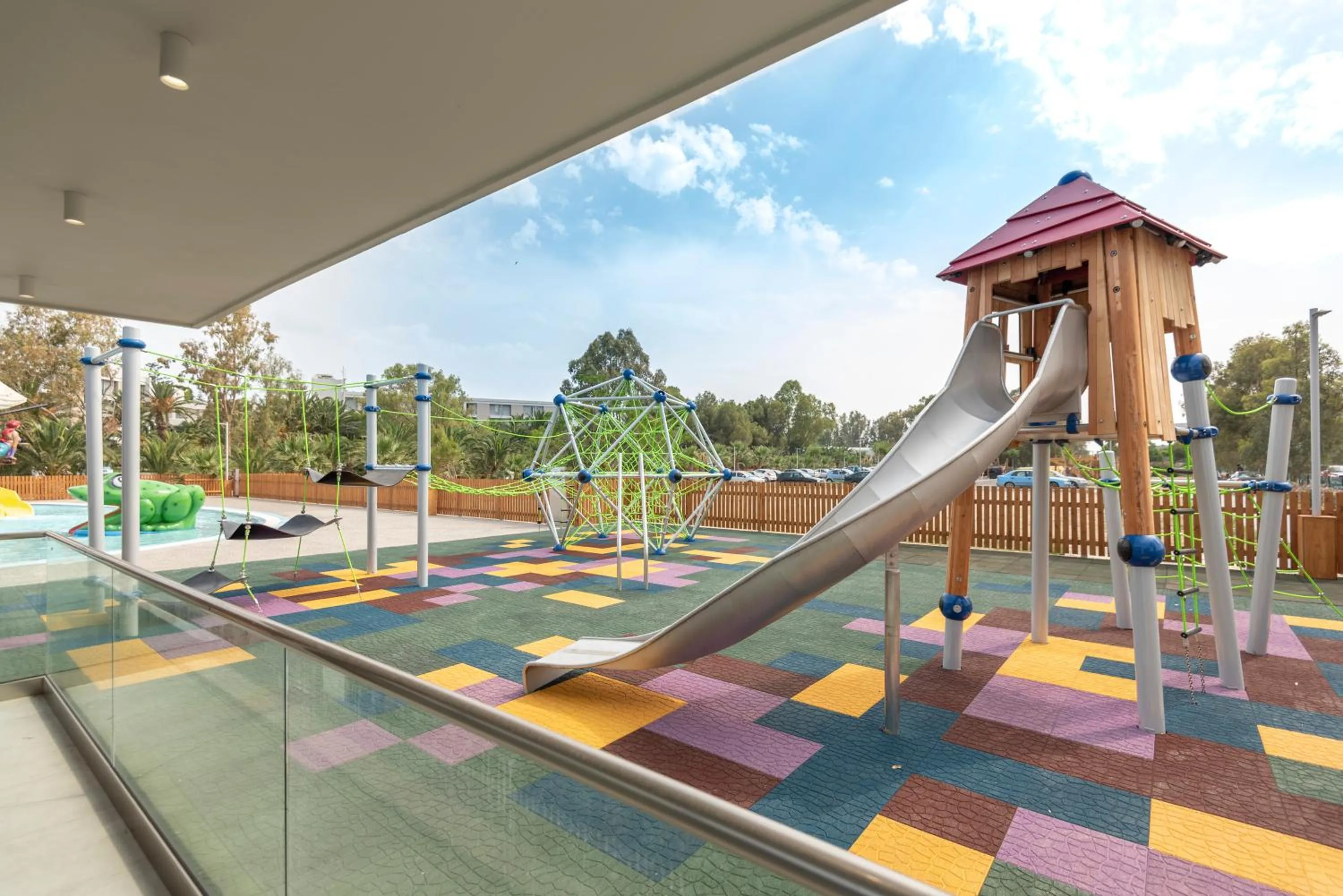 Children play ground in Caravia Beach Hotel