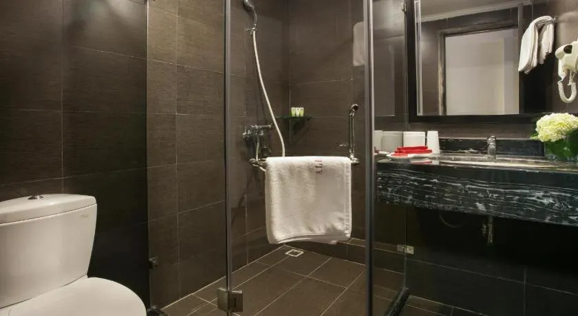Shower in La Santé Hotel & Spa