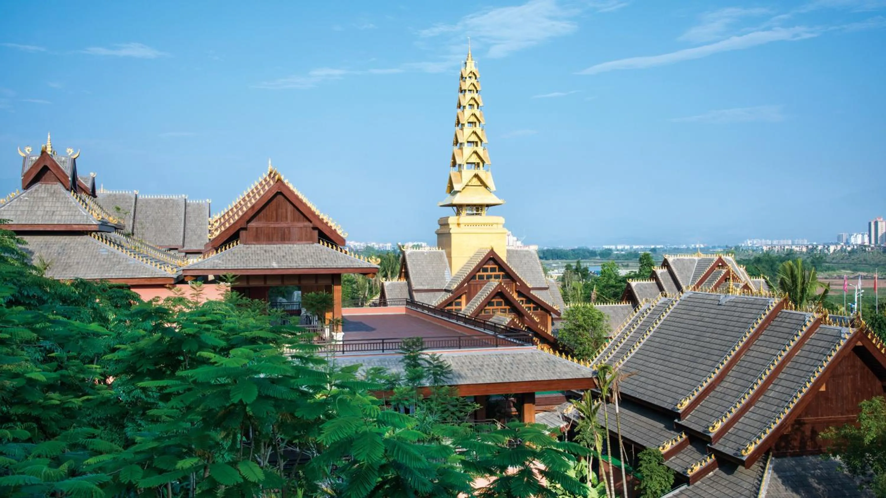 Property building in InterContinental Xishuangbanna Resort by IHG