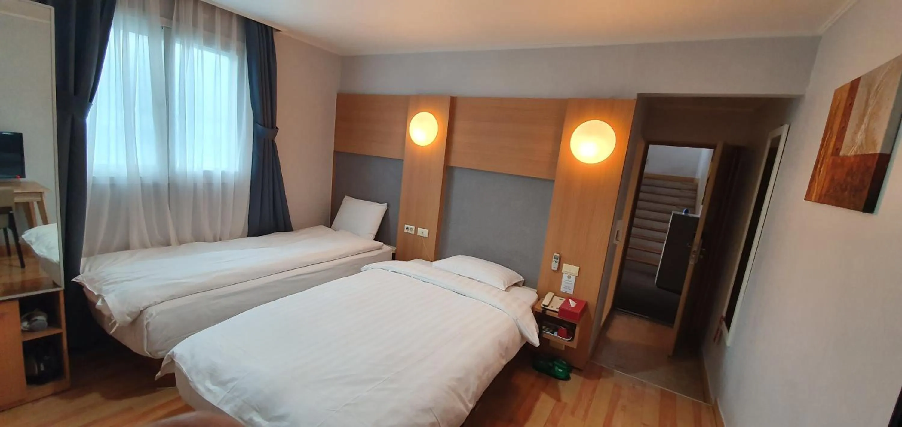 Bed in Appletree Hotel Pohang