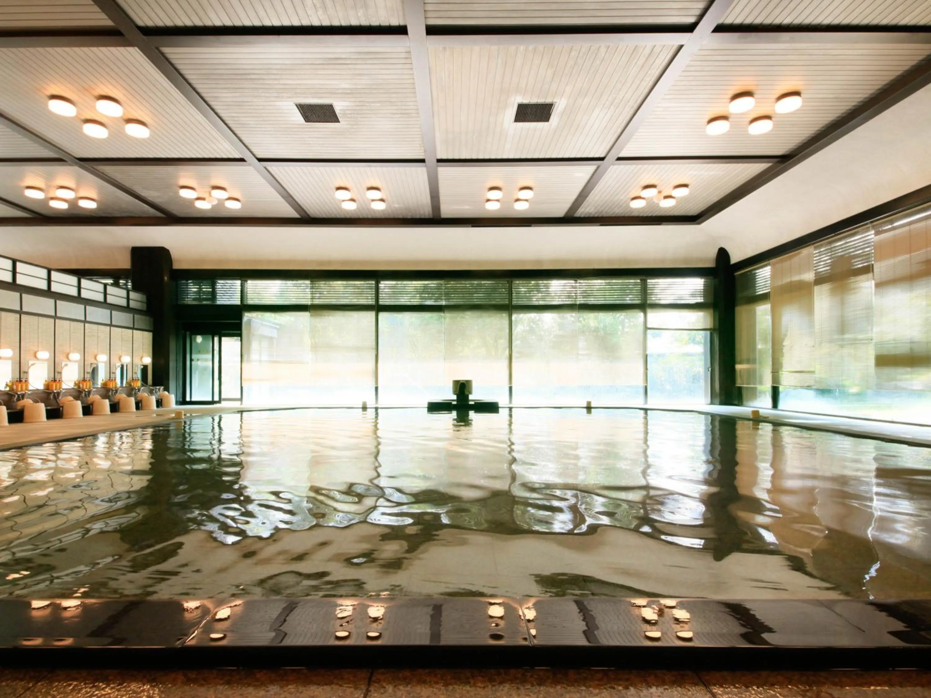 Hot Spring Bath in Yamashiro Onsen Miyabi no Yado Kaga Hyakumangoku