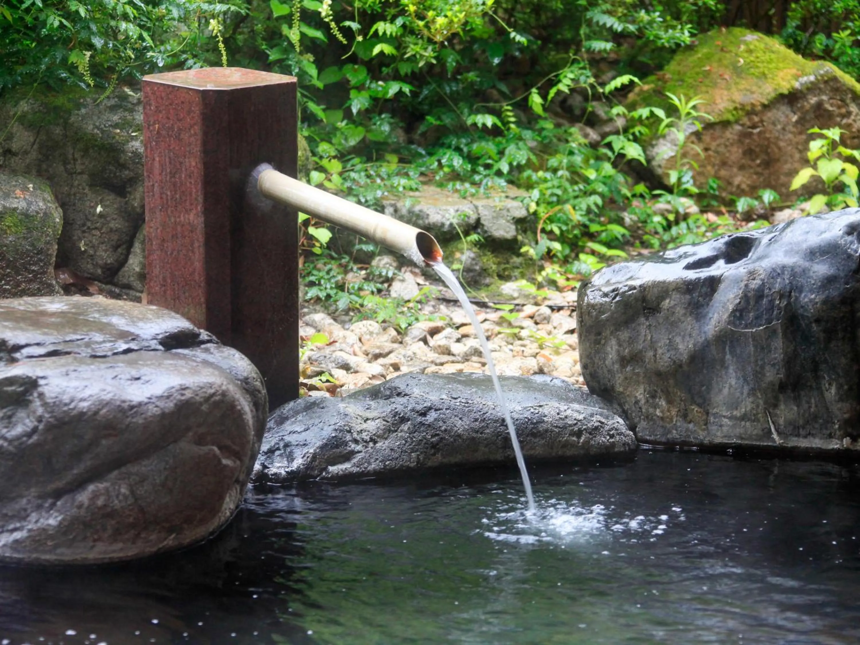 Hot Spring Bath in Yamashiro Onsen Miyabi no Yado Kaga Hyakumangoku