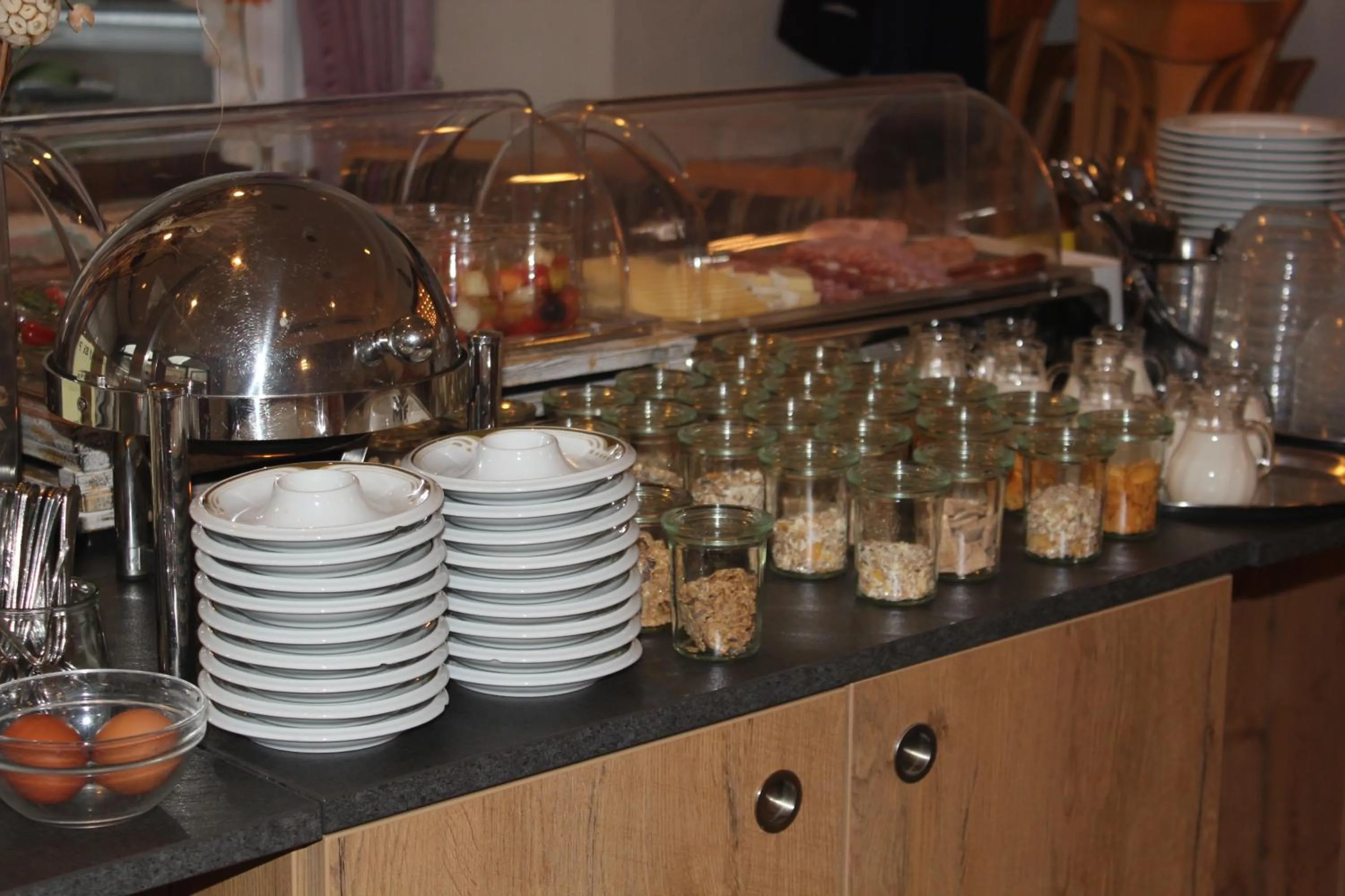 Buffet breakfast in Hotel garni Fuchs