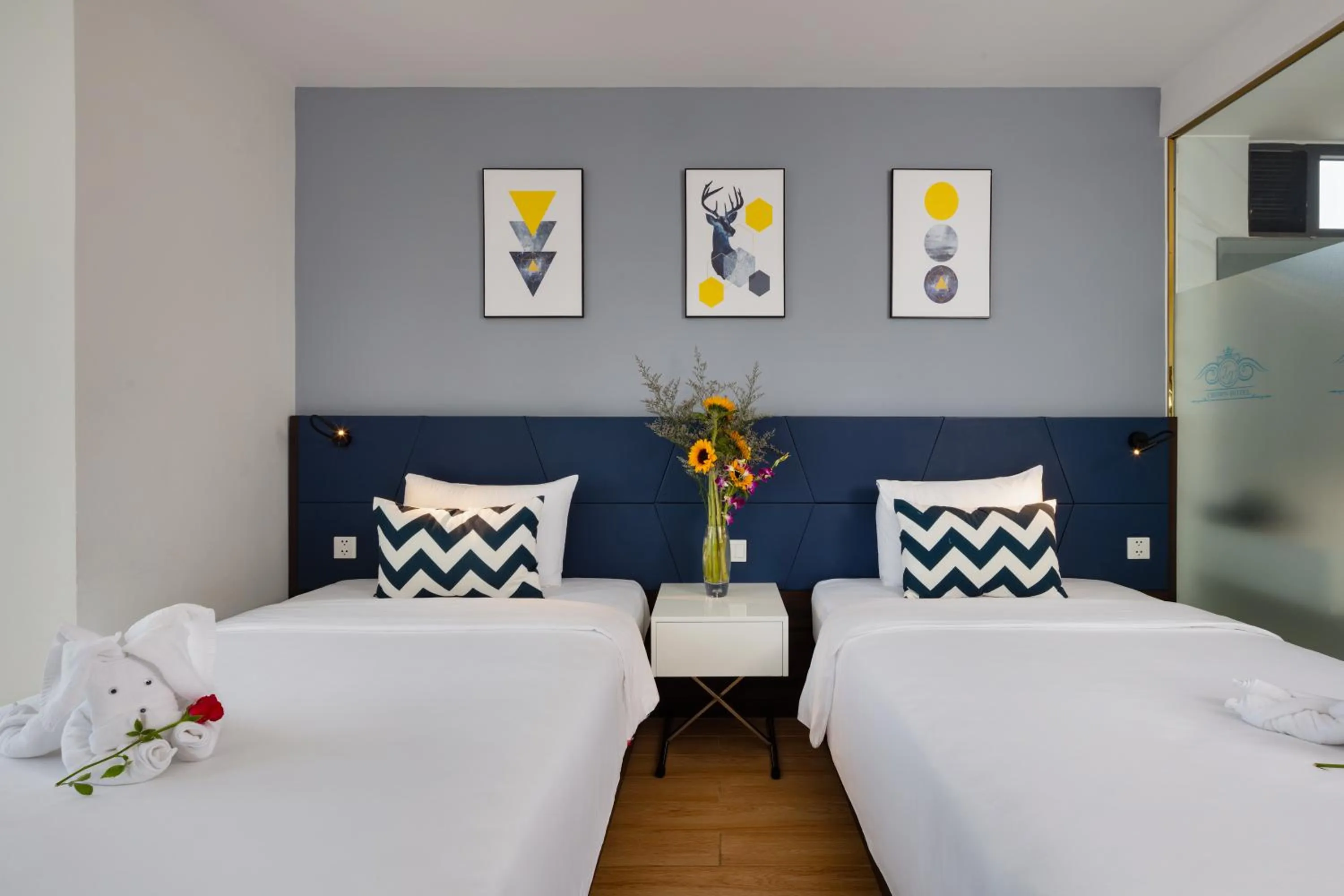 Bed in Crown Hotel Nha Trang