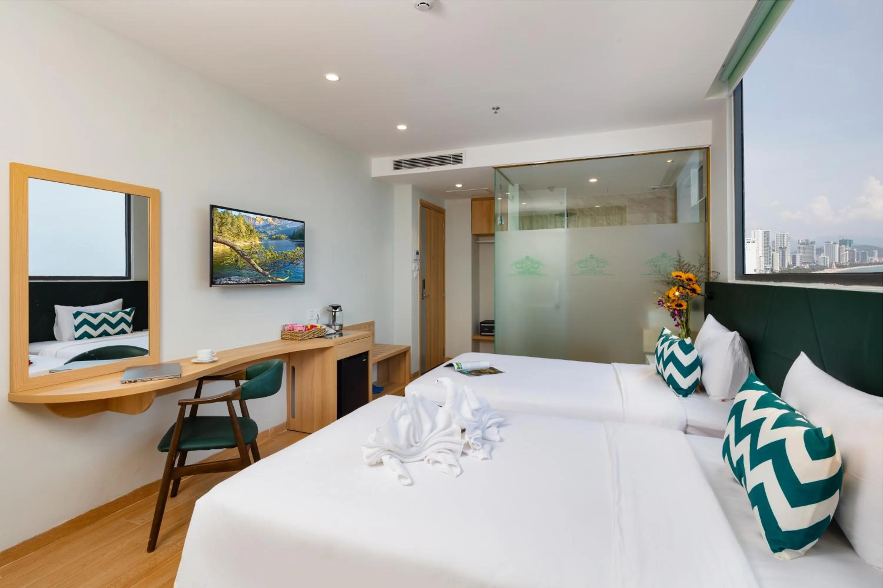 Bed in Crown Hotel Nha Trang