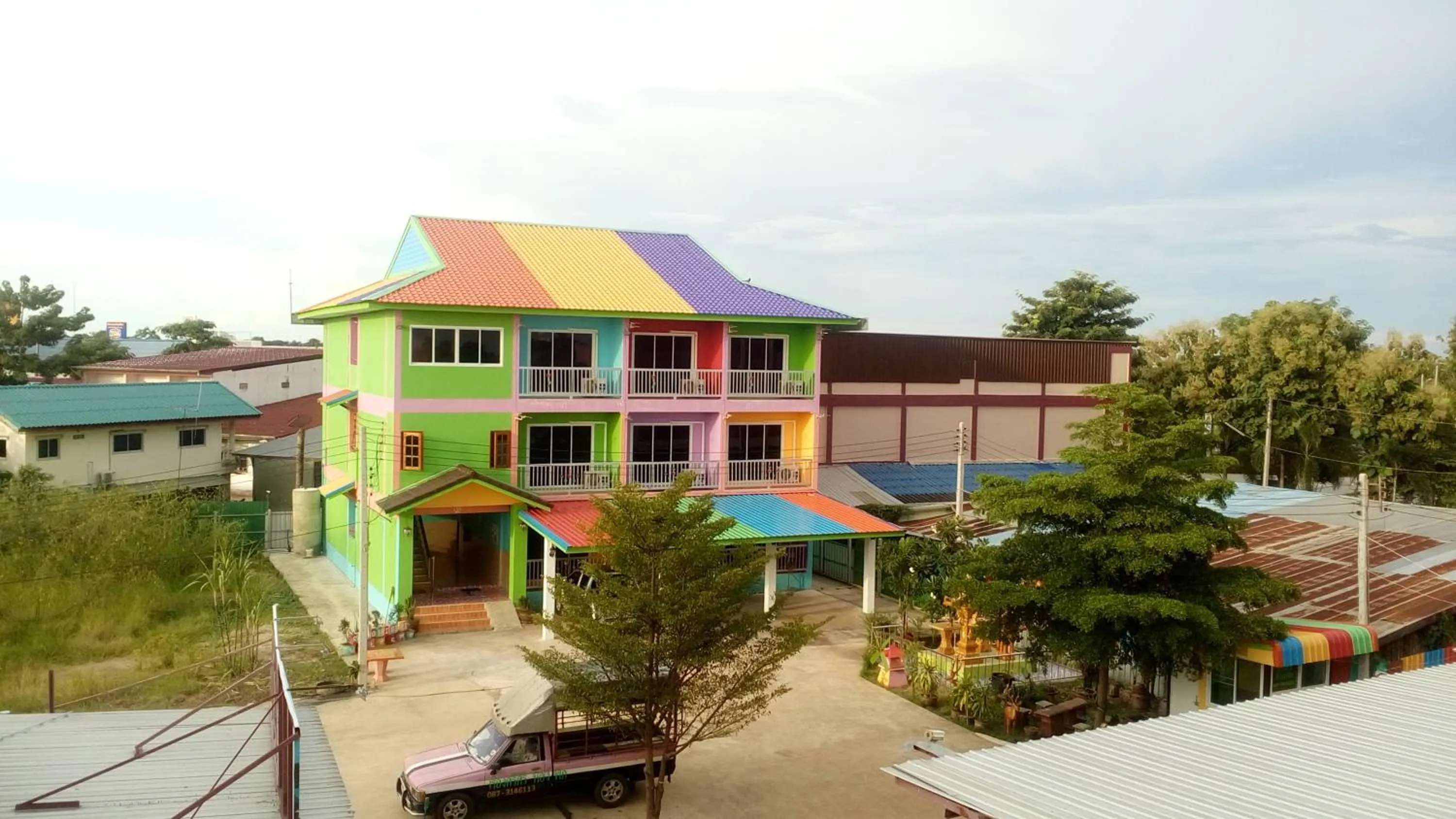 Bird's eye view in RuengsriSiri Guesthouse