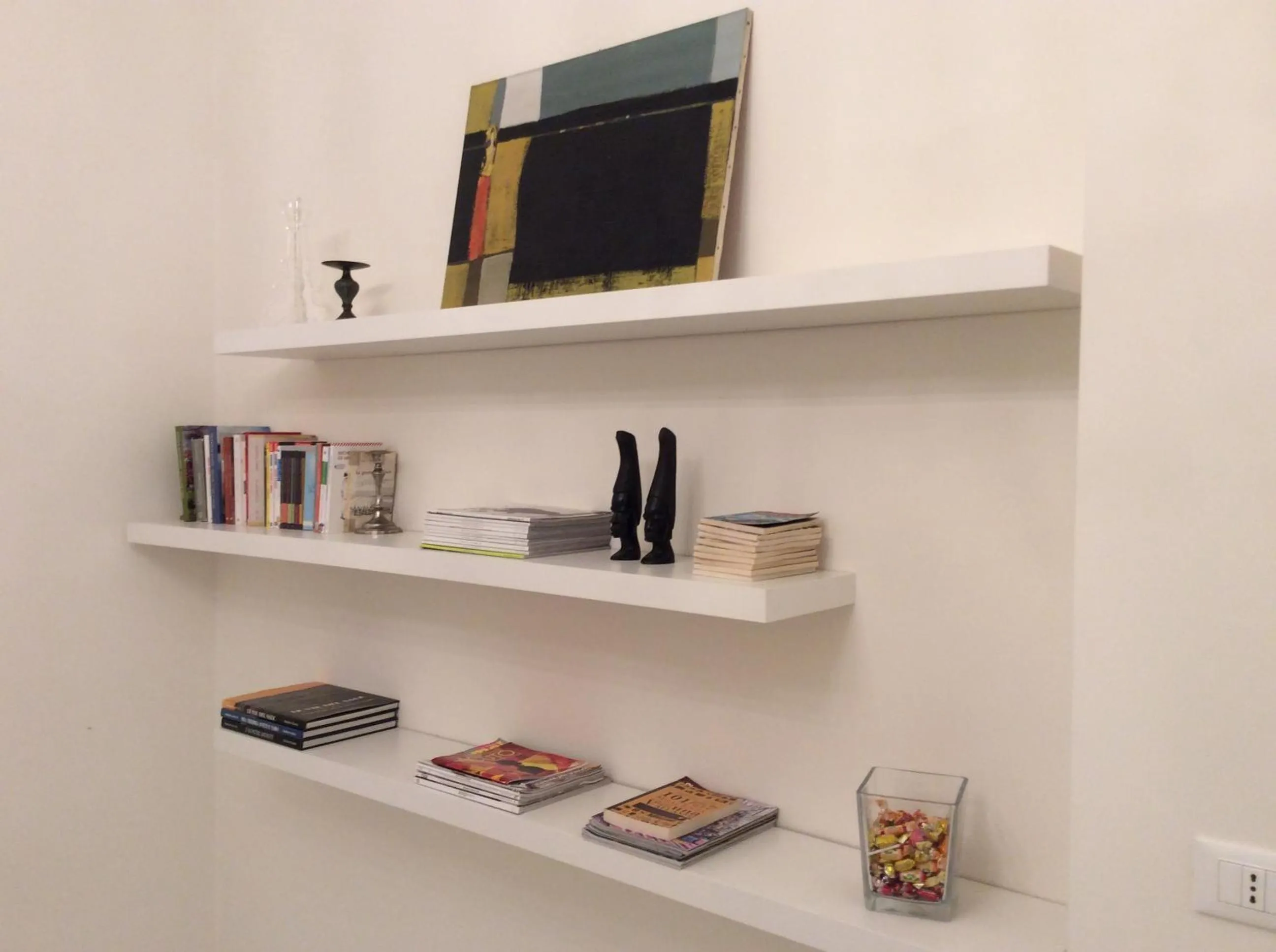 Communal lounge/ TV room in B&B Campesio al2