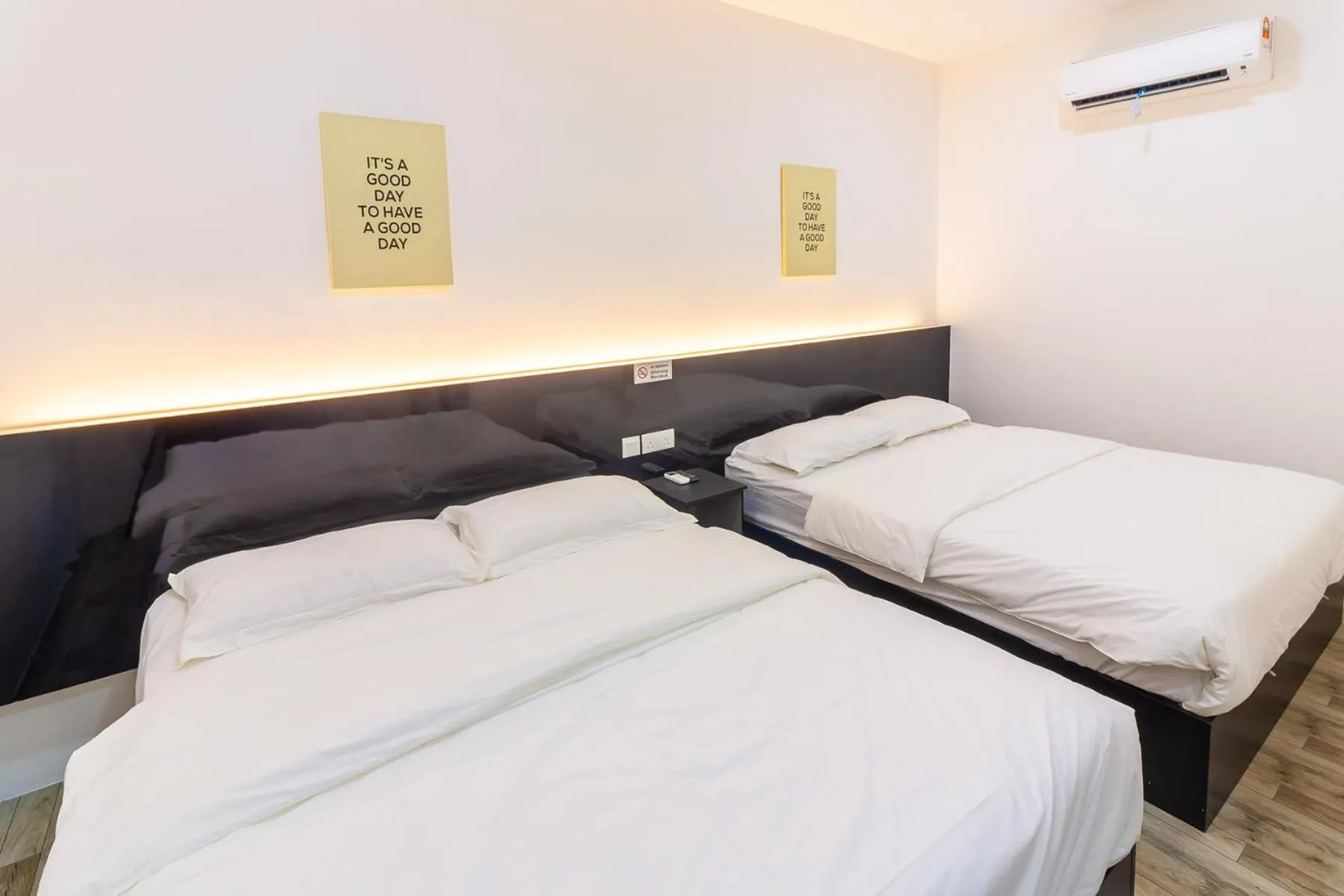 Bed in Tambun Warm Hotel