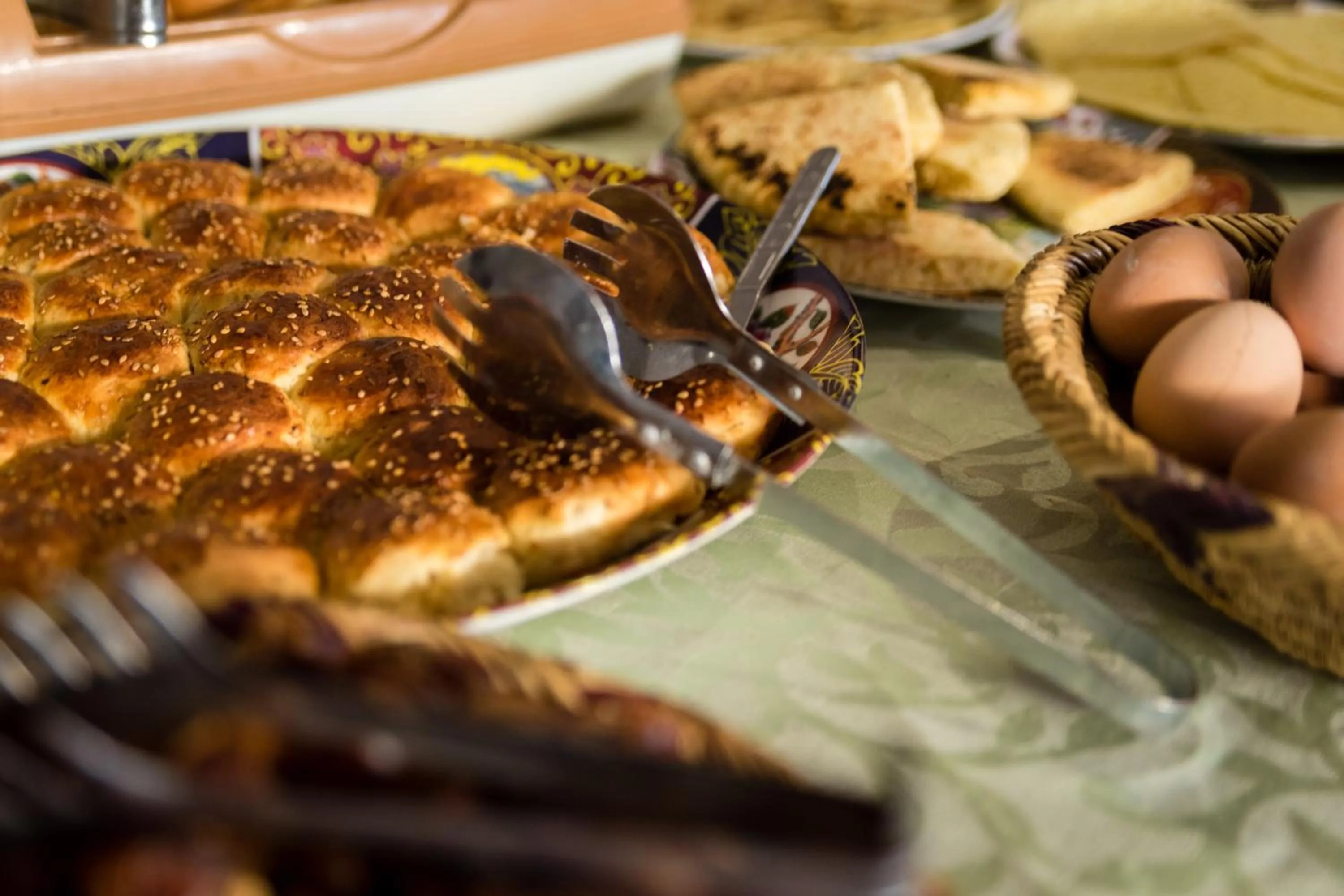 Buffet breakfast in Riad Omar