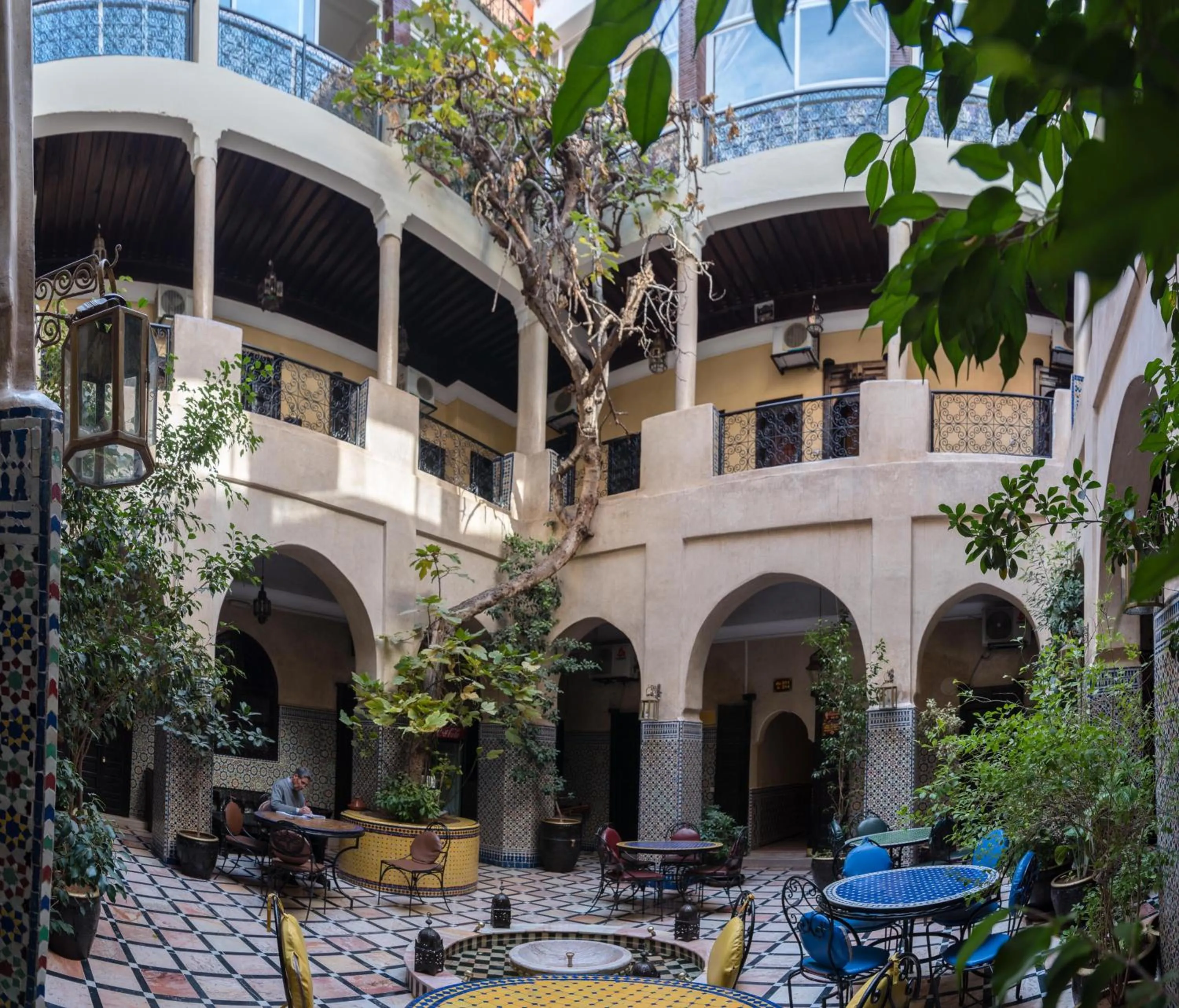 Patio in Riad Omar