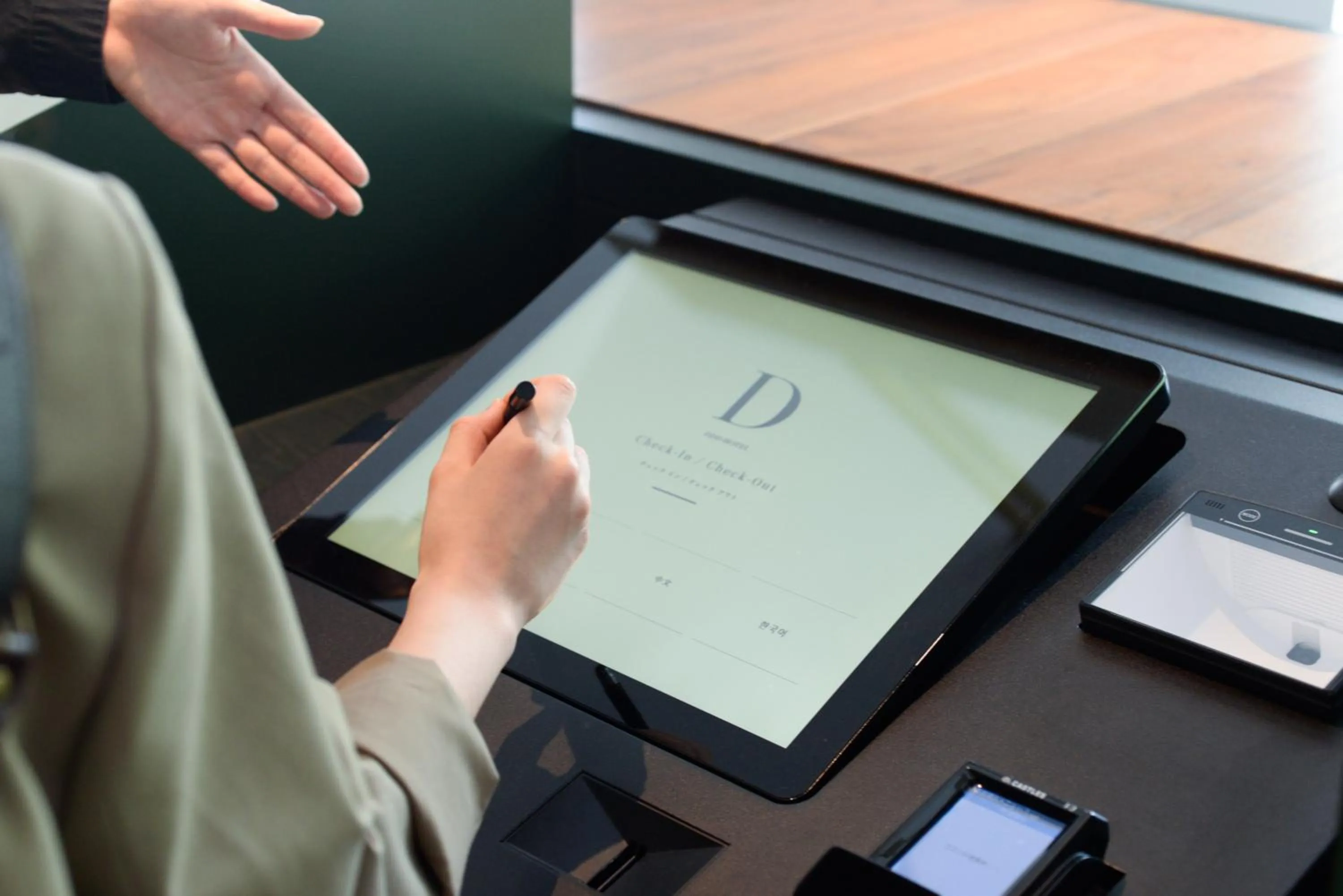 Lobby or reception in DDD HOTEL