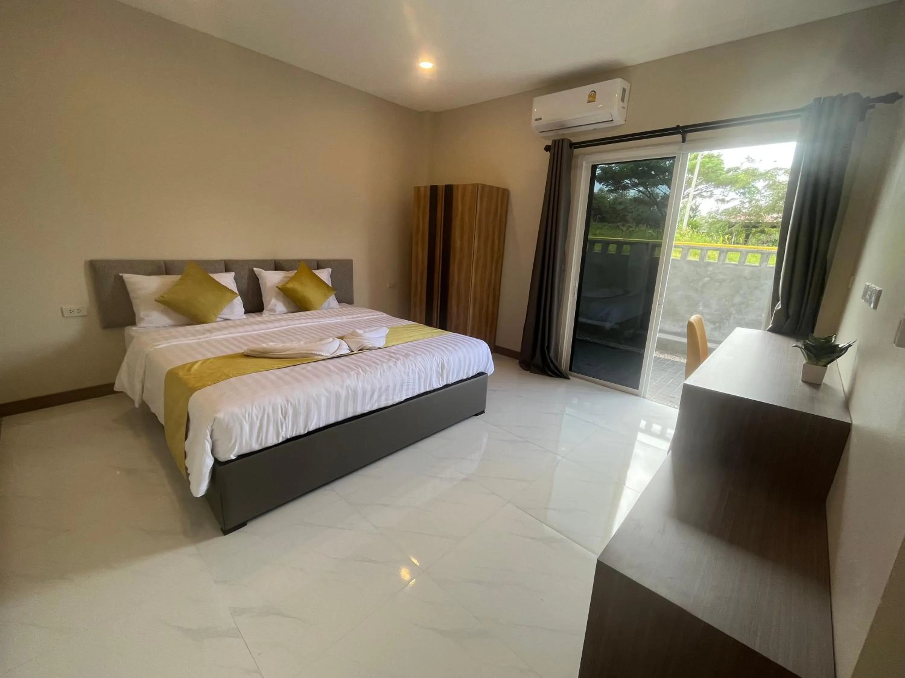 Bed in Marigold Aonang Resort