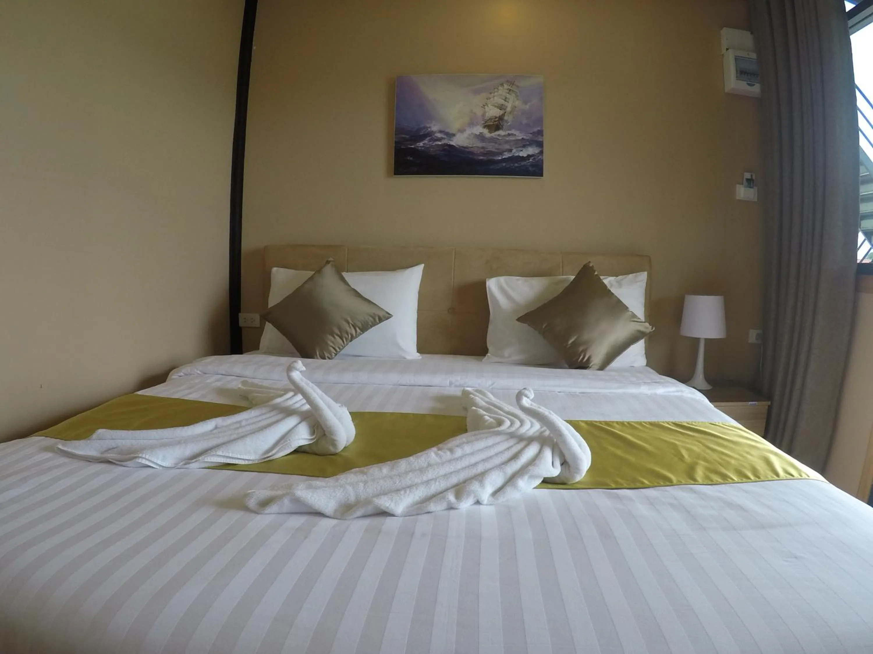 Bed in Marigold Aonang Resort