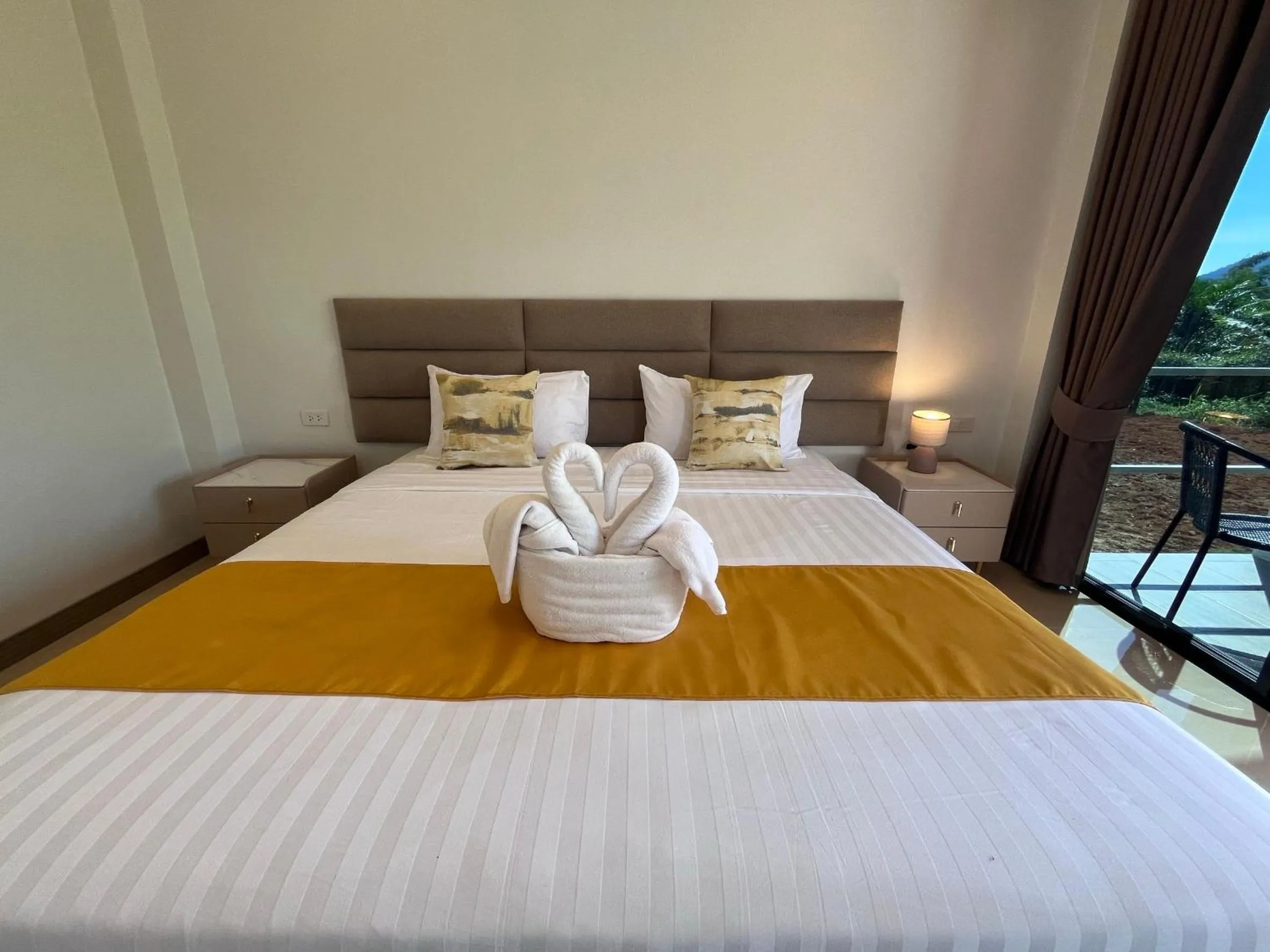 Bed in Marigold Aonang Resort