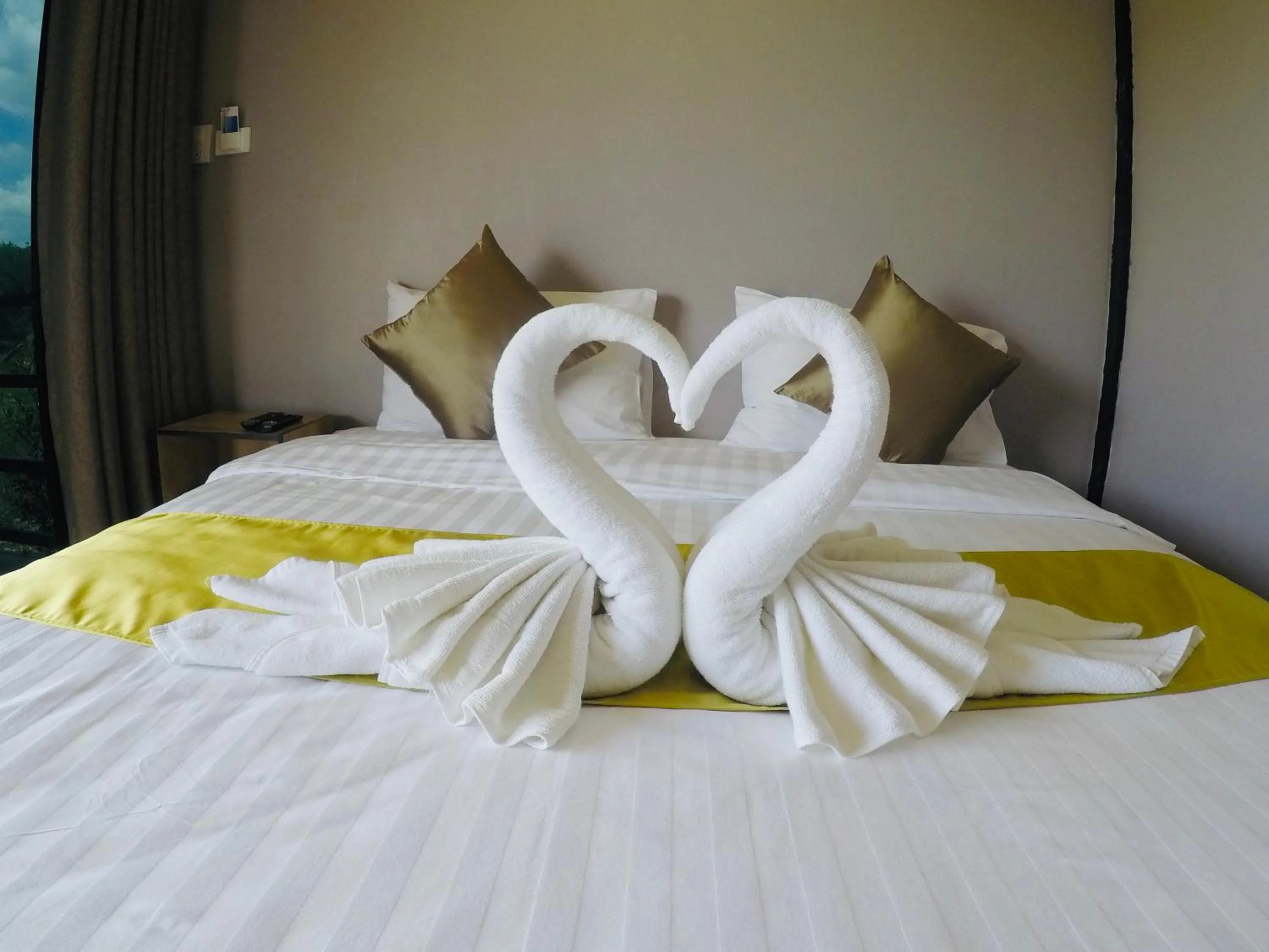 Bed in Marigold Aonang Resort