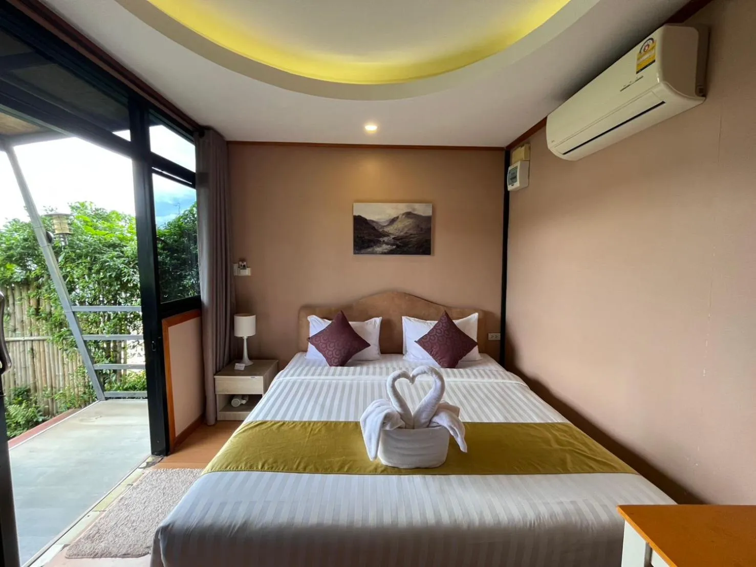 Bed in Marigold Aonang Resort