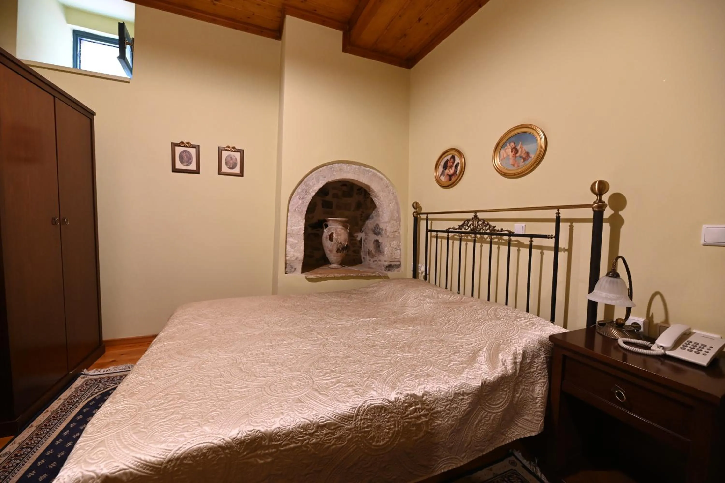 Bed in Polyxenia Hotel