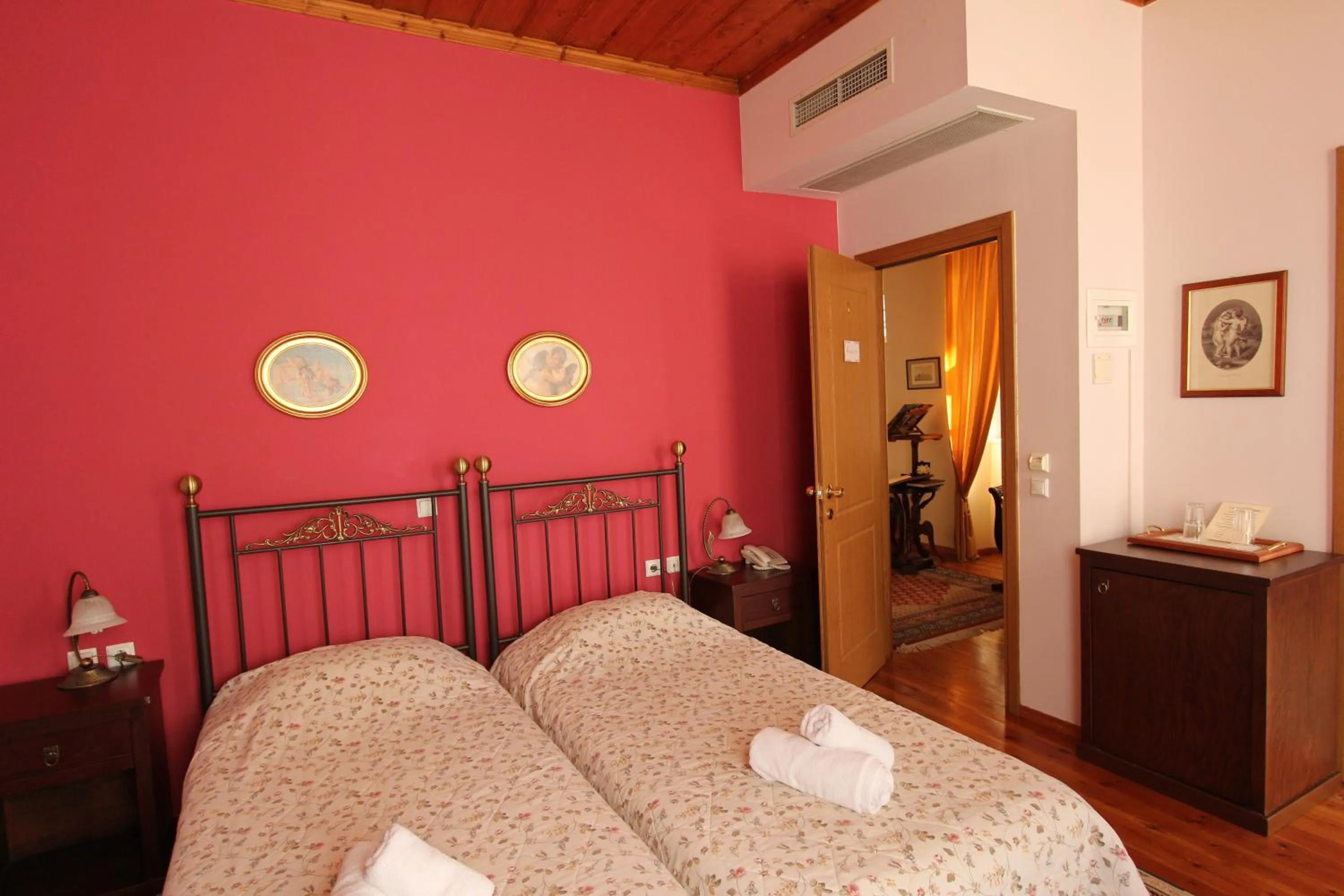 Bedroom, Bed in Polyxenia Hotel