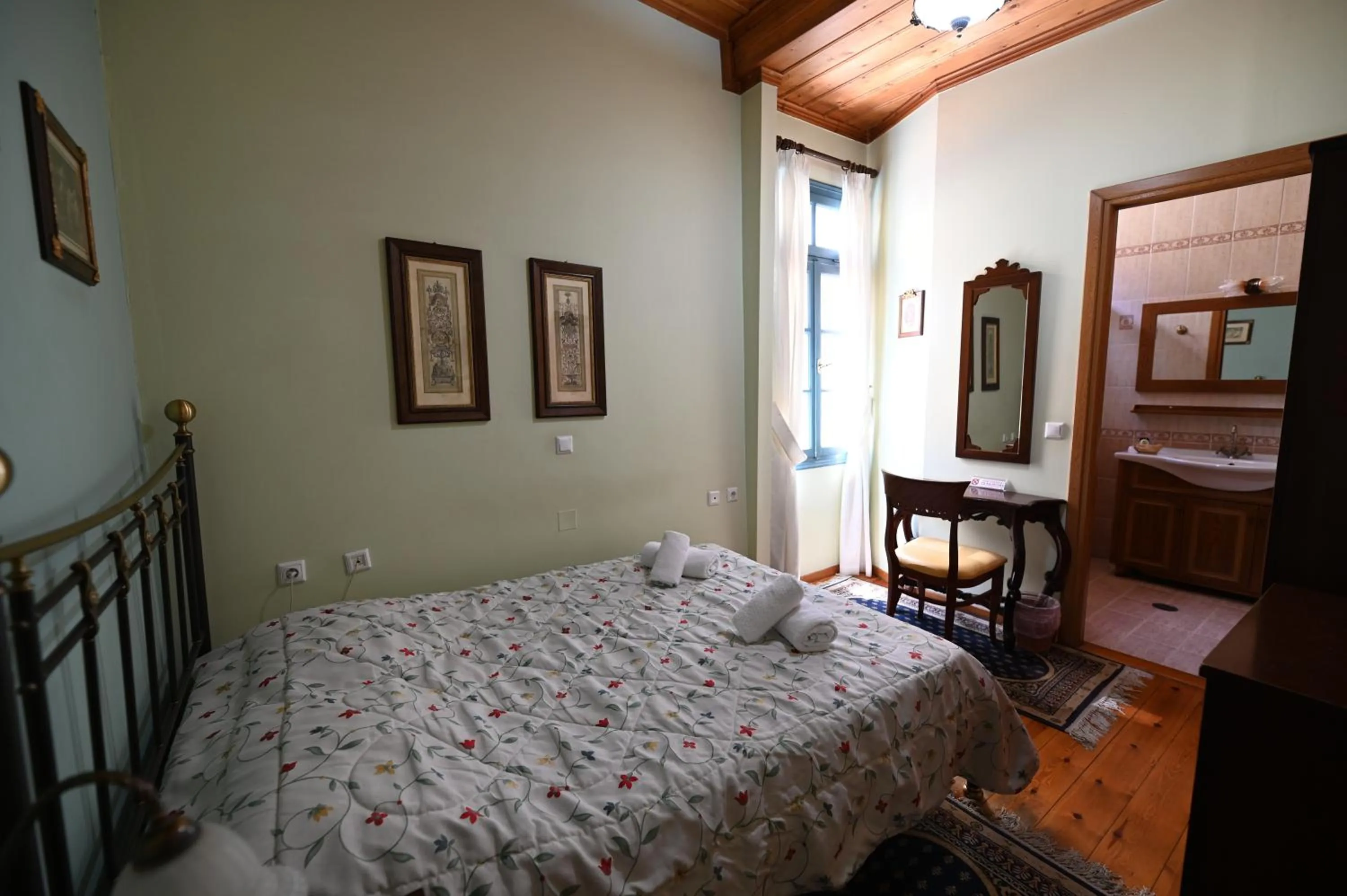 Bed in Polyxenia Hotel