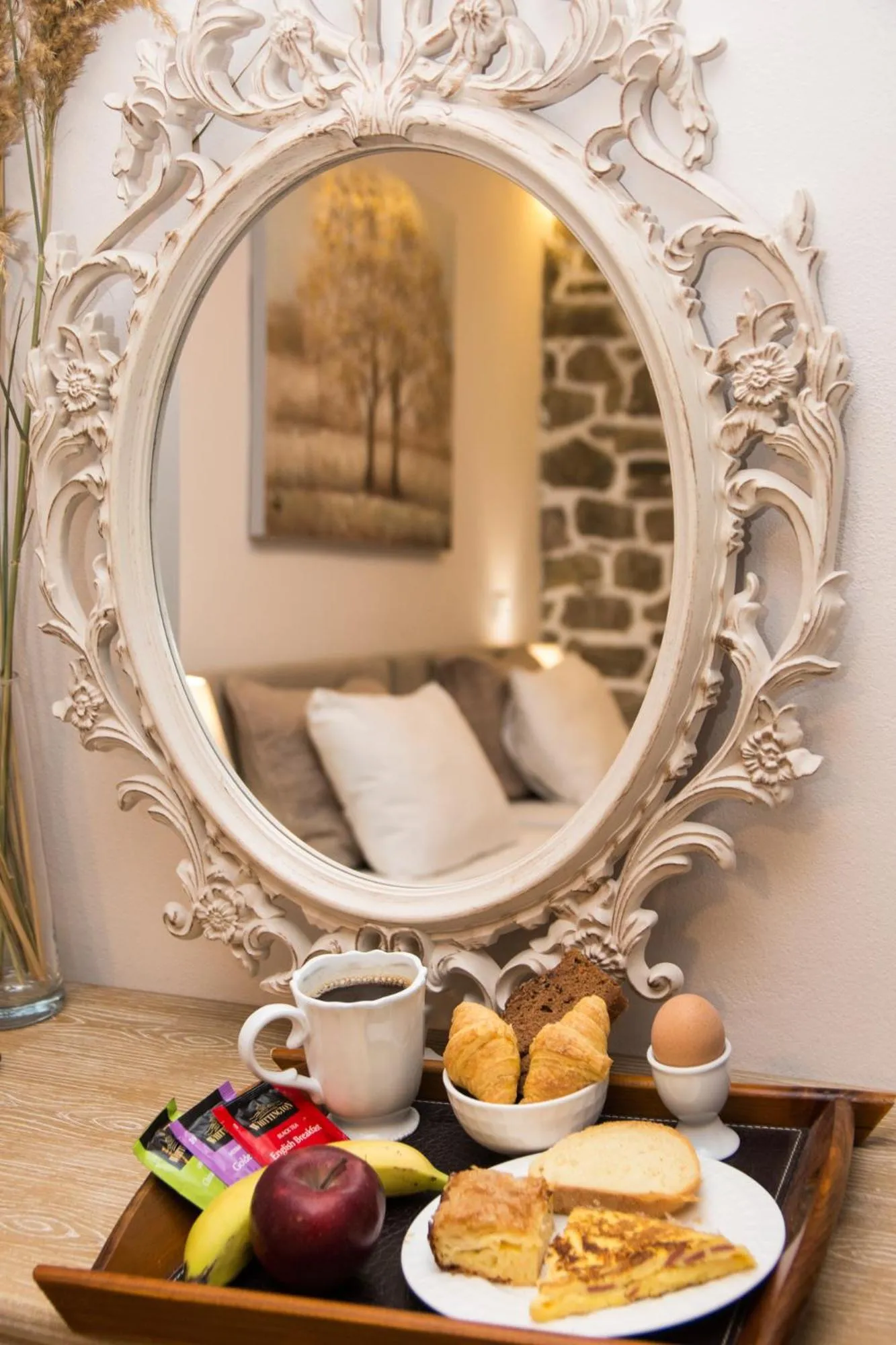 Bed in Arxontiko Hotel