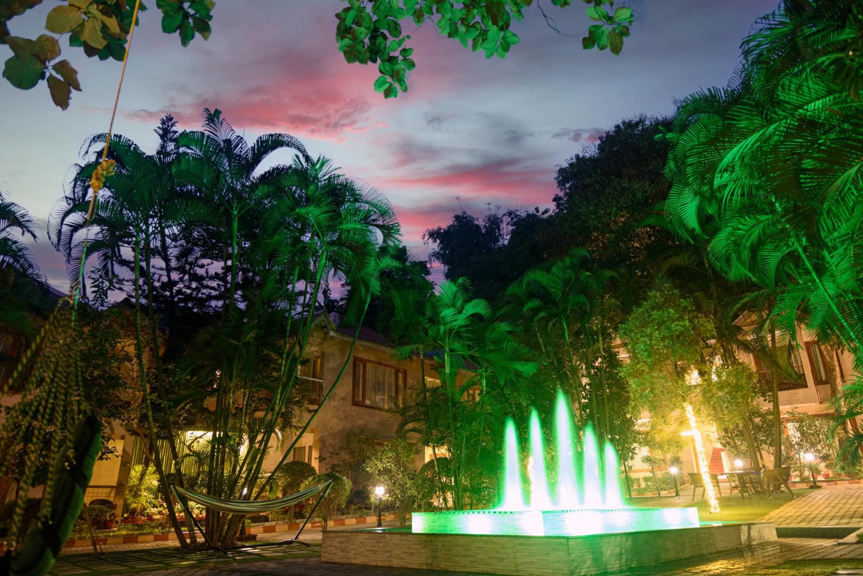 Garden in The Greenwood Resort, Guwahati
