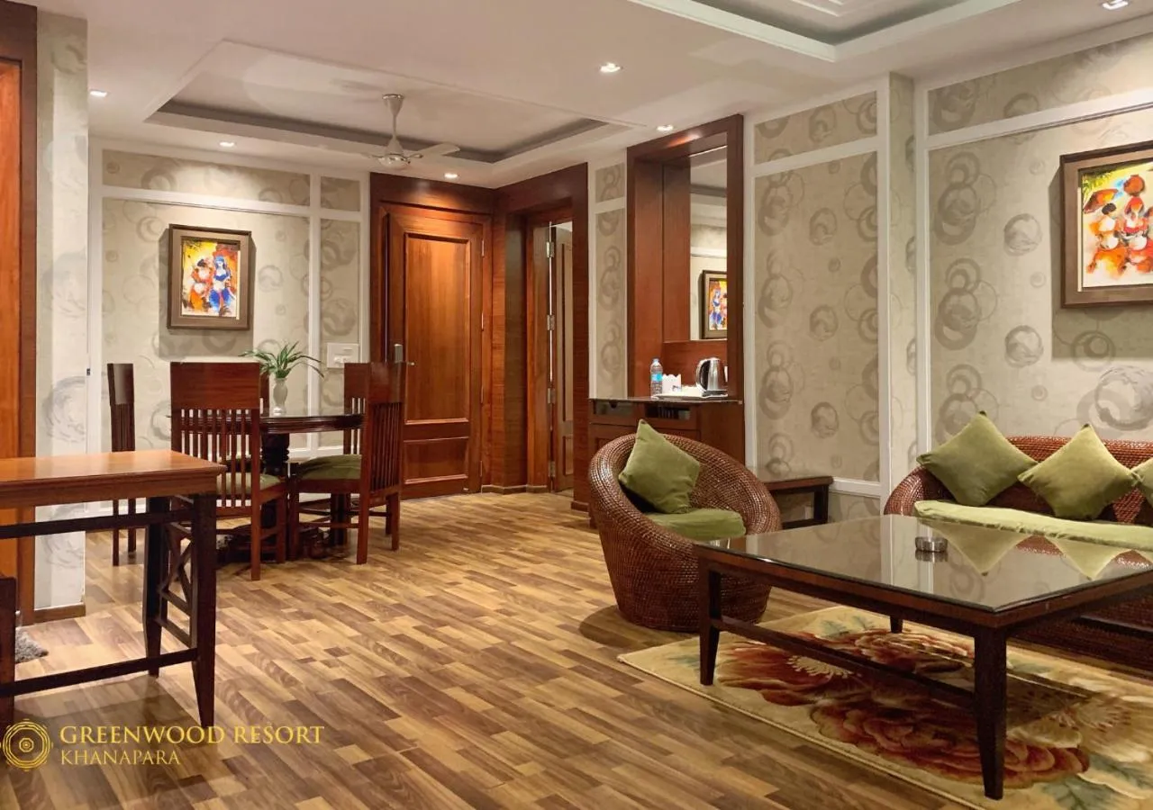 Living room in The Greenwood Resort, Guwahati