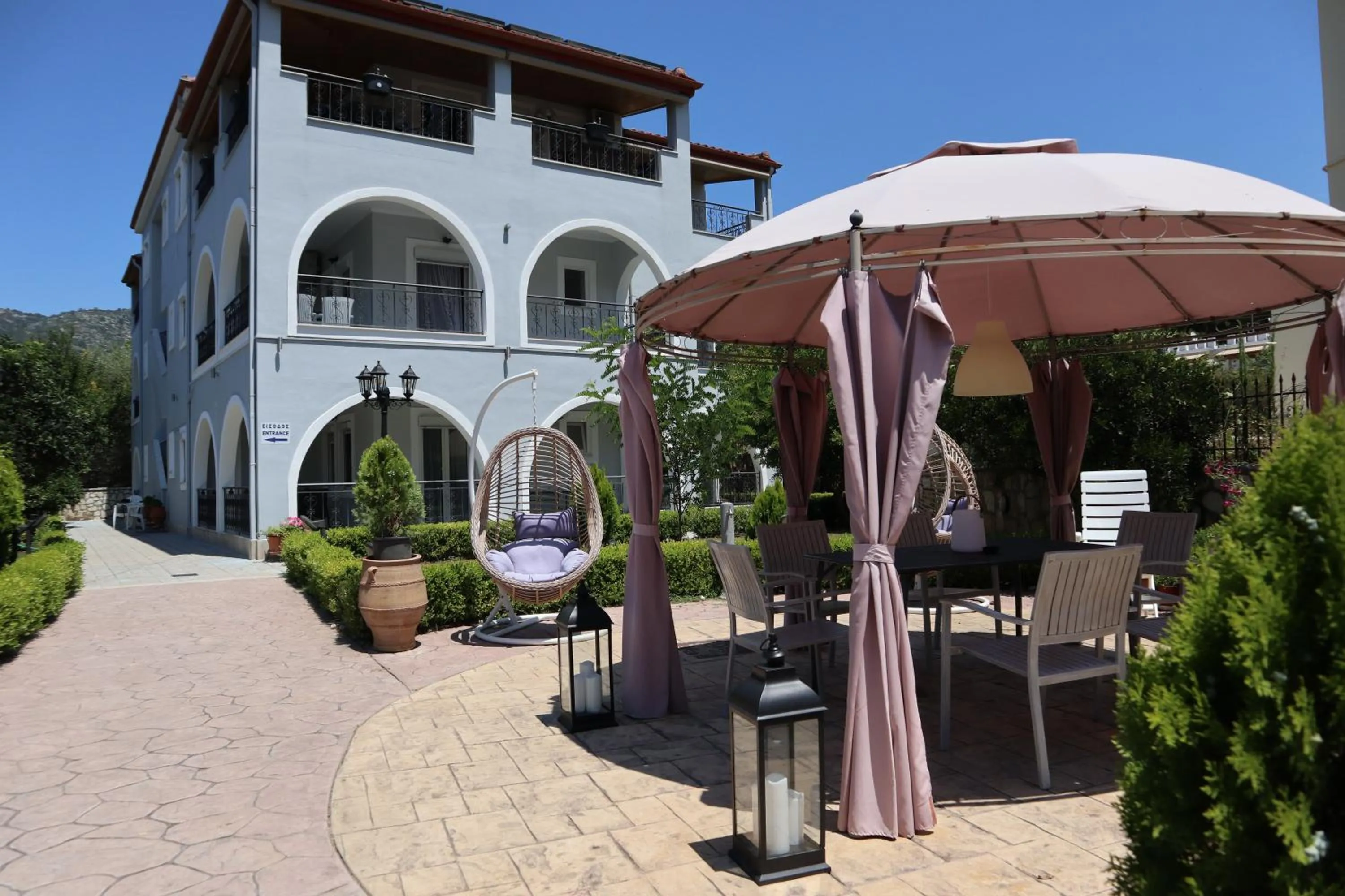 Property building in Delphin Rooms Sivota