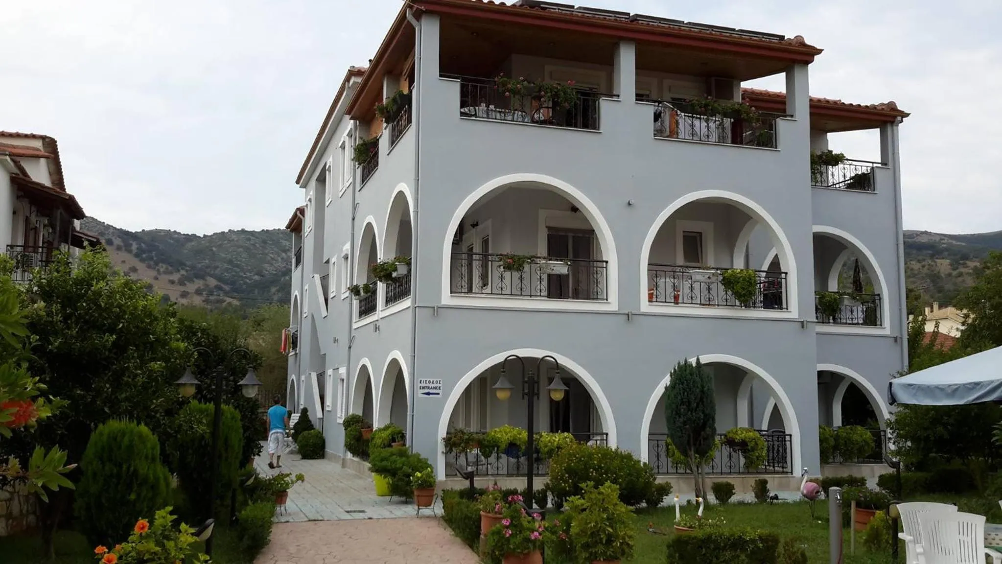 Property building in Delphin Rooms Sivota