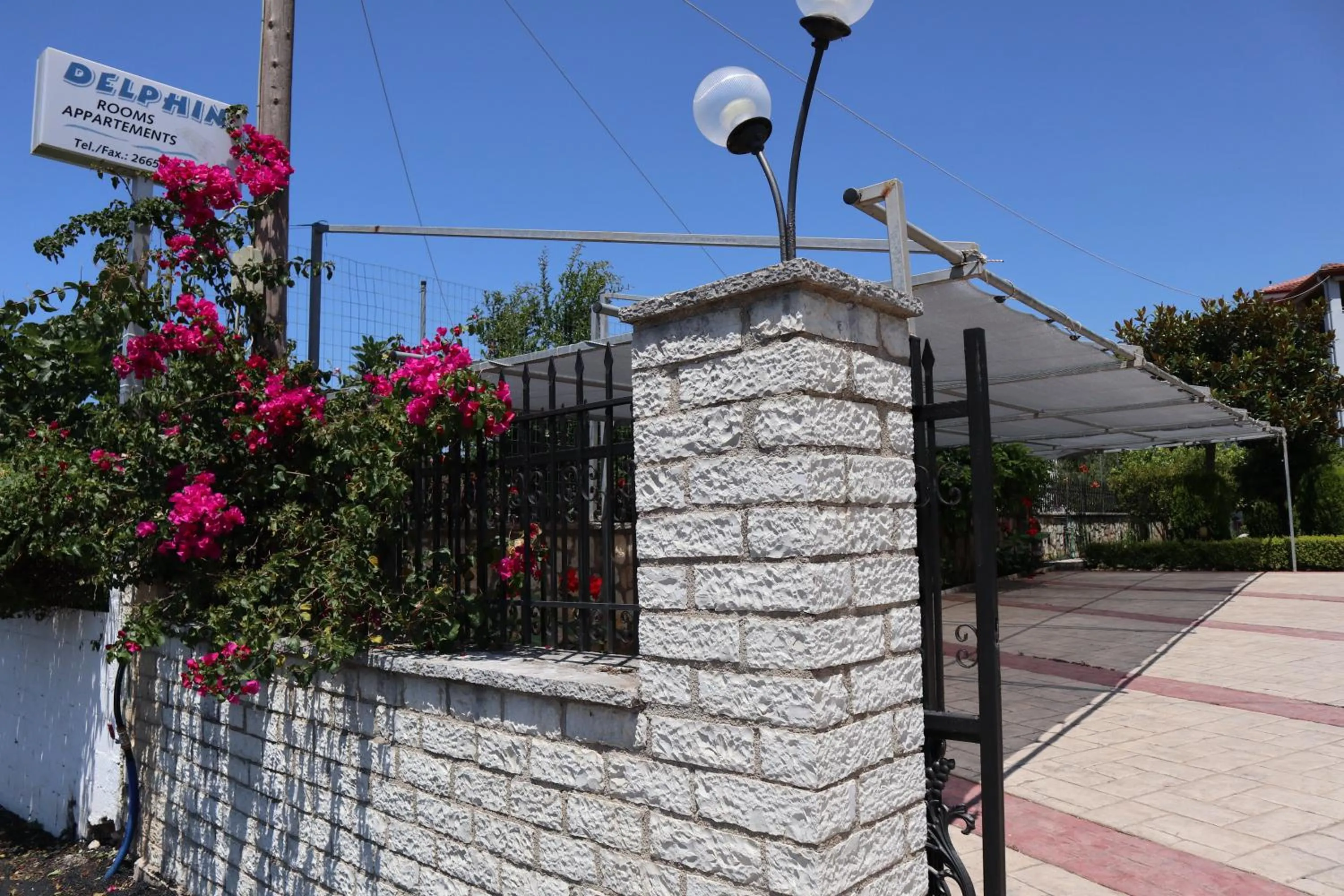 Property building in Delphin Rooms Sivota