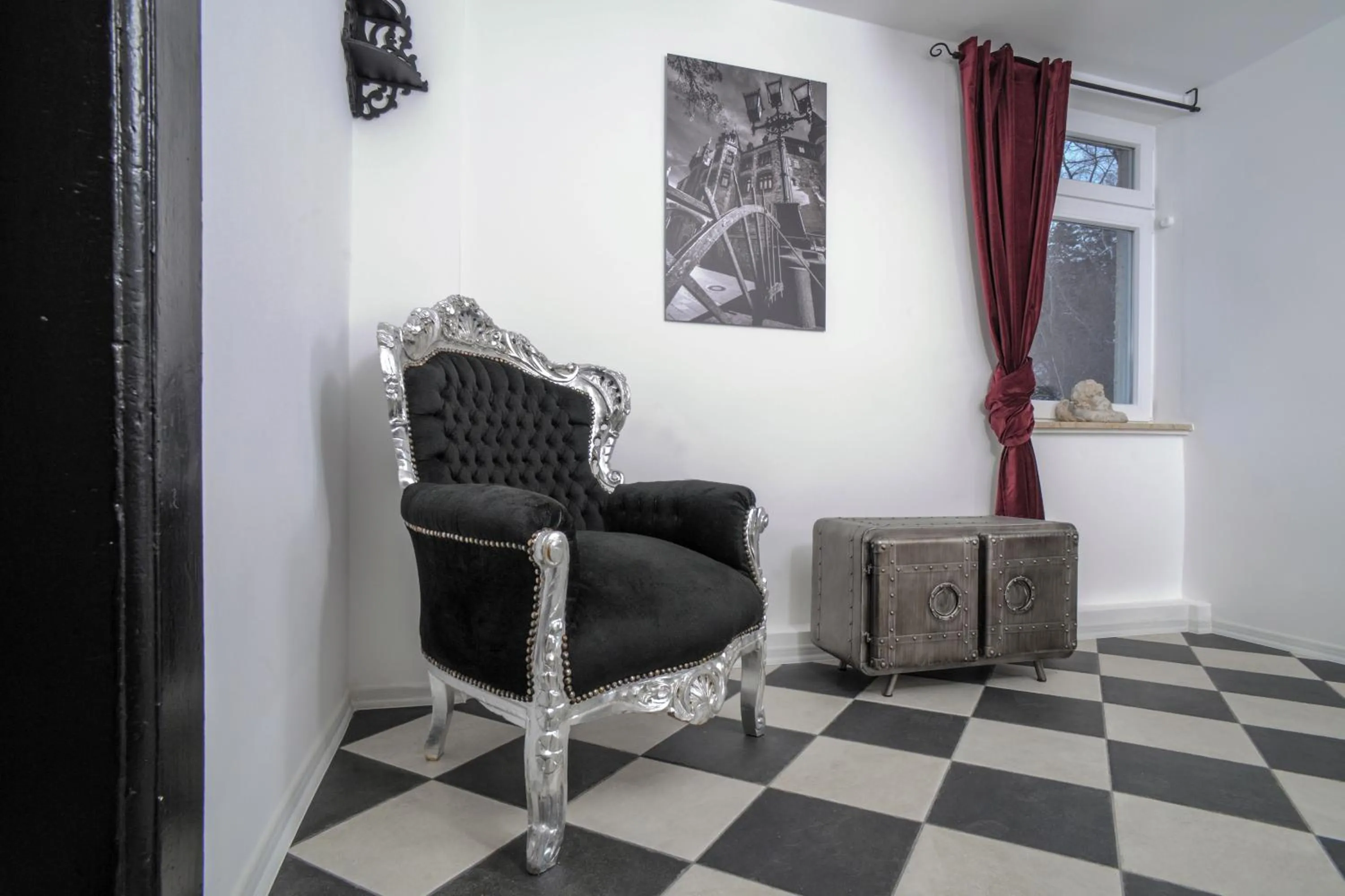 Decorative detail in Designpension Traumschloss Hotel Garni