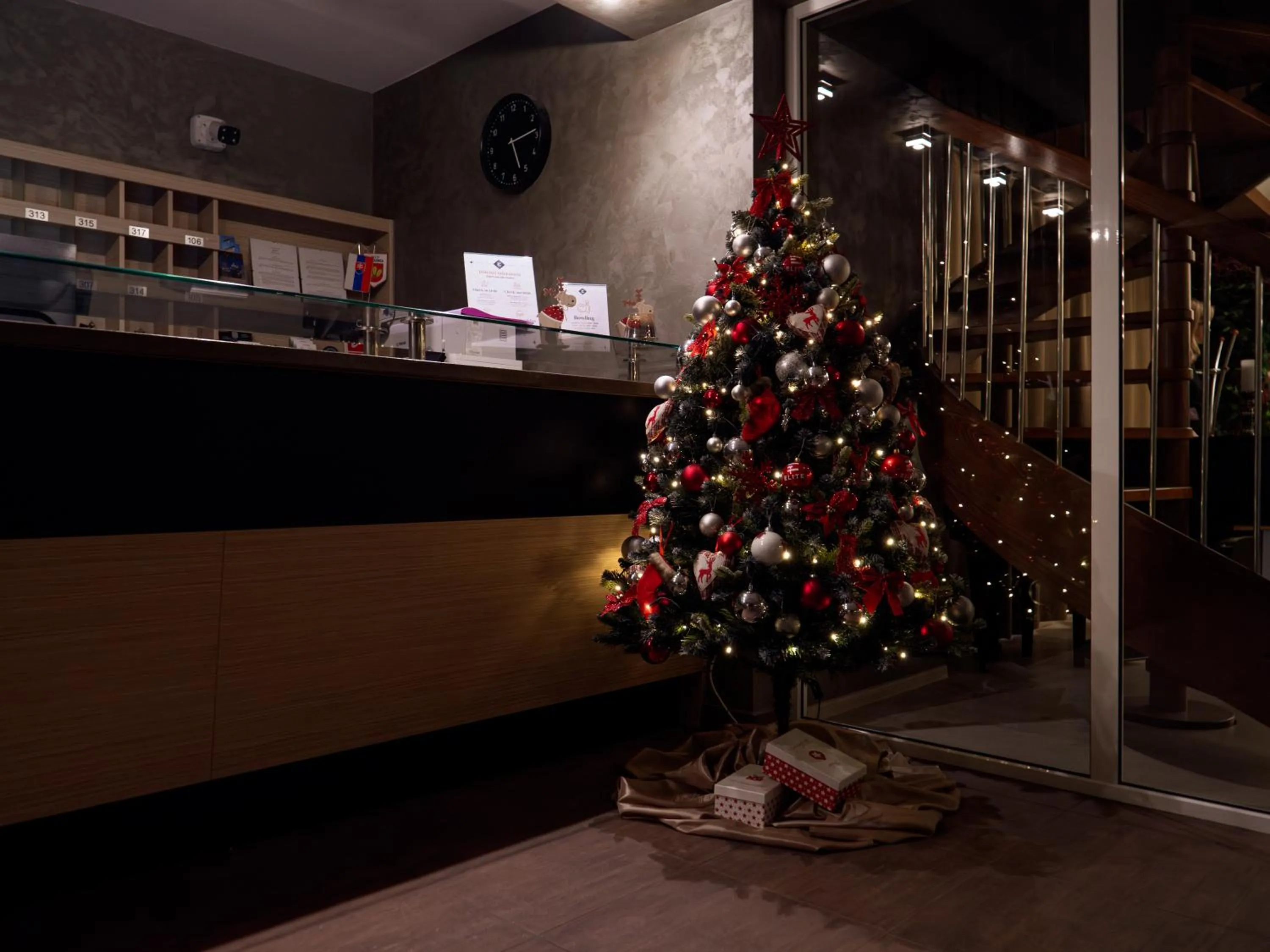 Lobby or reception in ELITE HOTEL Nová Dubnica