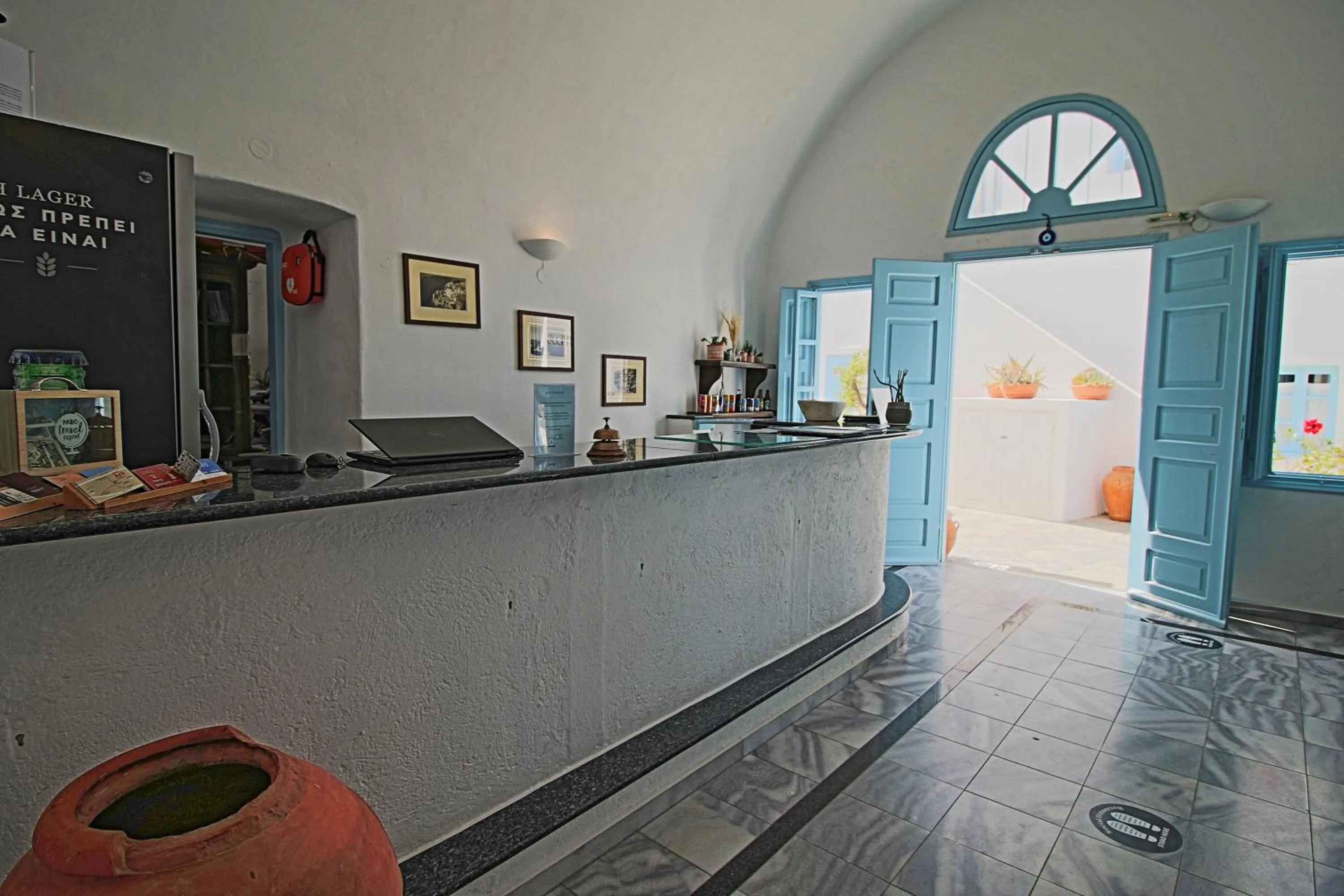 Lobby or reception in Aethrio Sunset Village - Oia