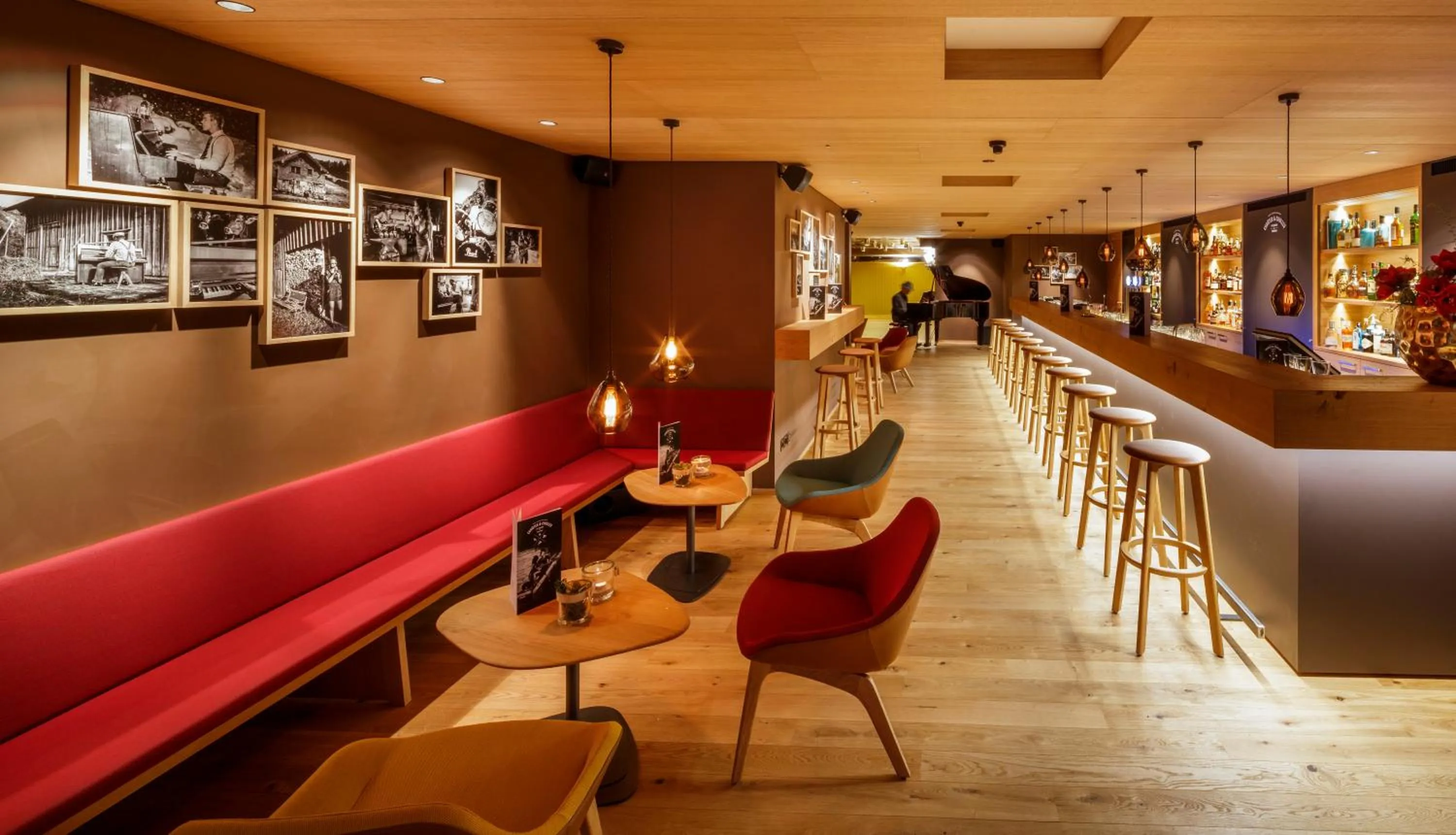 Lounge or bar in Hirschen Guesthouse - Village Hotel