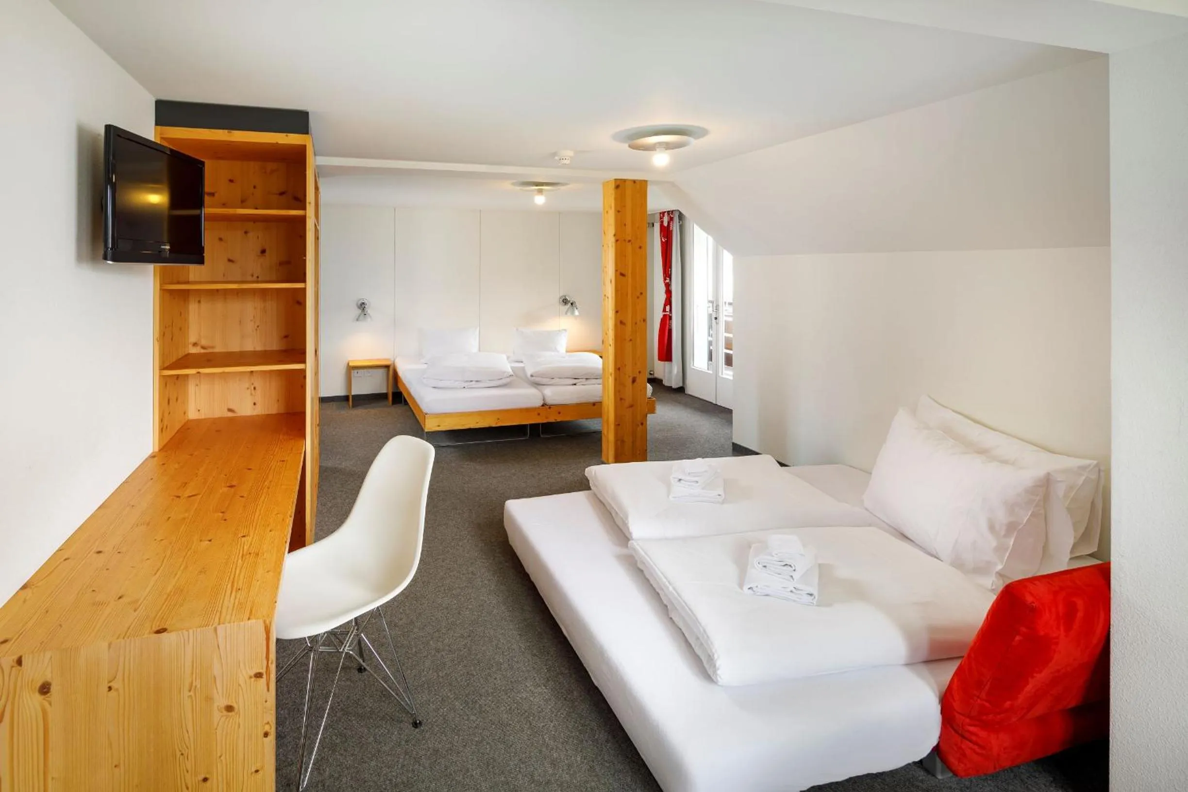 Photo of the whole room, Bed in Hirschen Guesthouse - Village Hotel