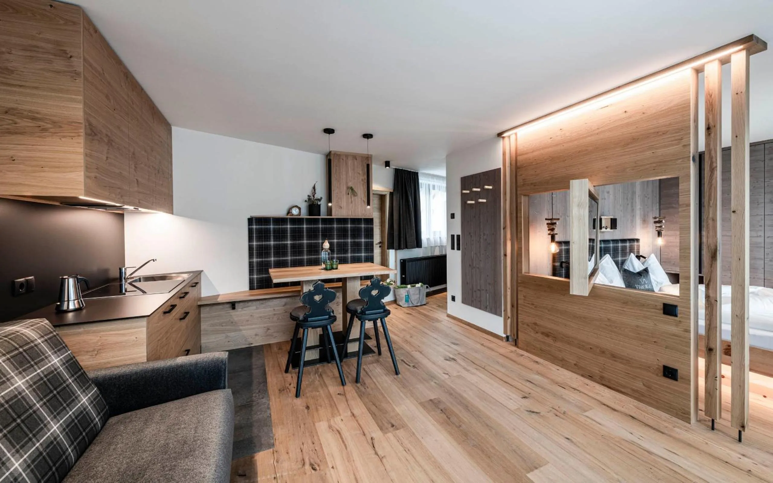 Kitchen or kitchenette in Viel Nois Guest House