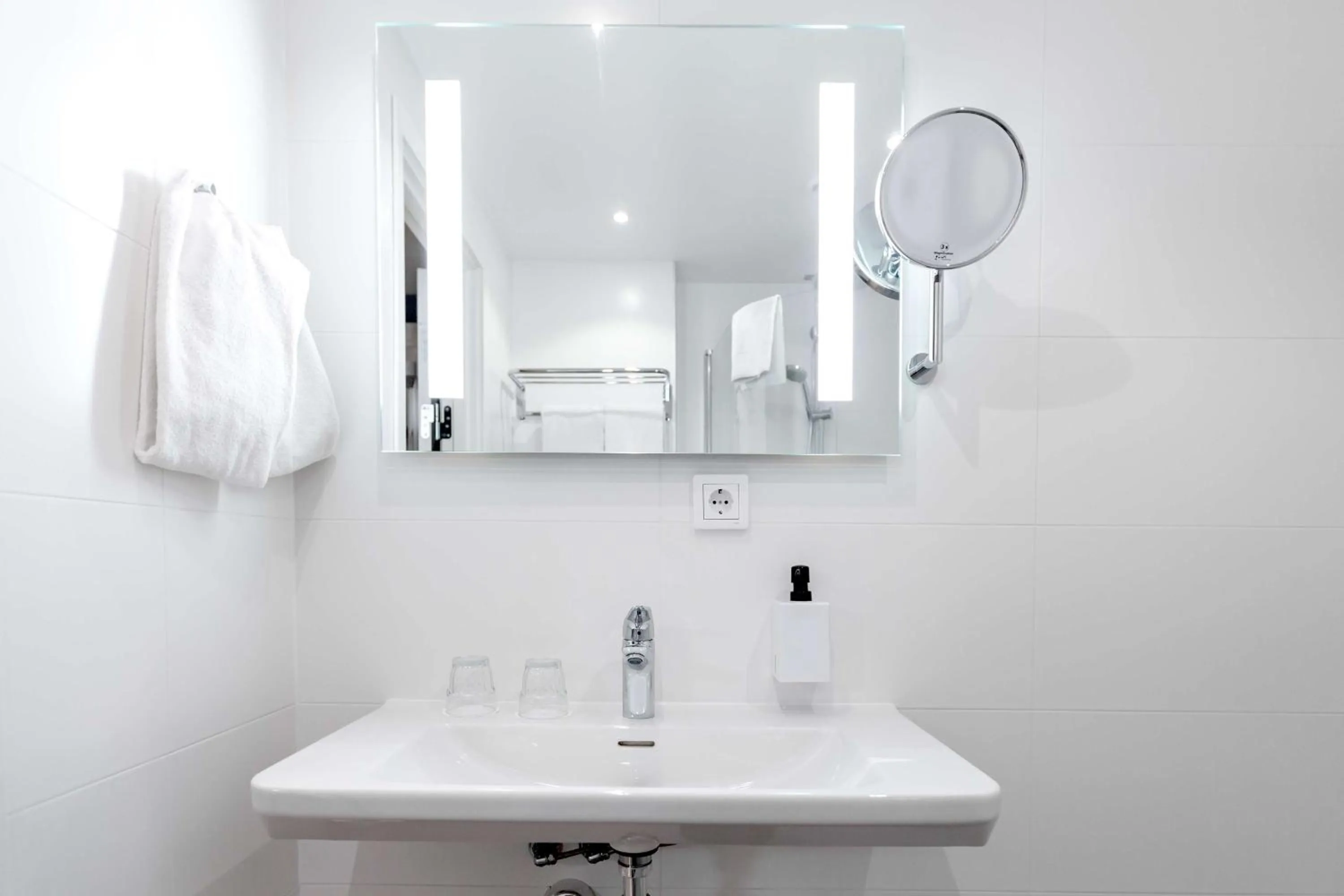 Bathroom in Scandic Uplandia