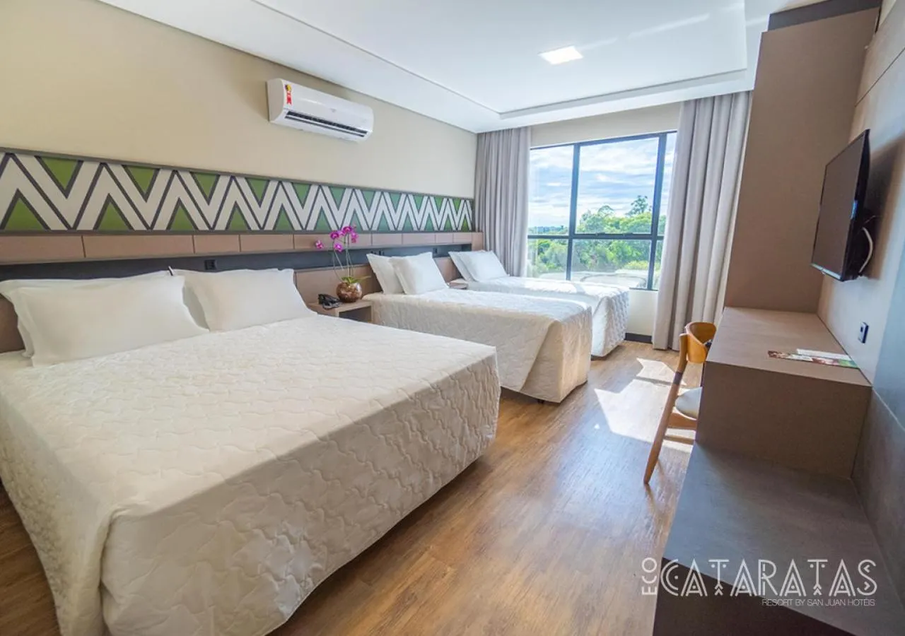 Bedroom, Bed in Complexo Eco Cataratas Resort by SJ